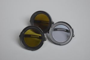Kriegsmarine 7x50 gas ocular binocular sun filters x3