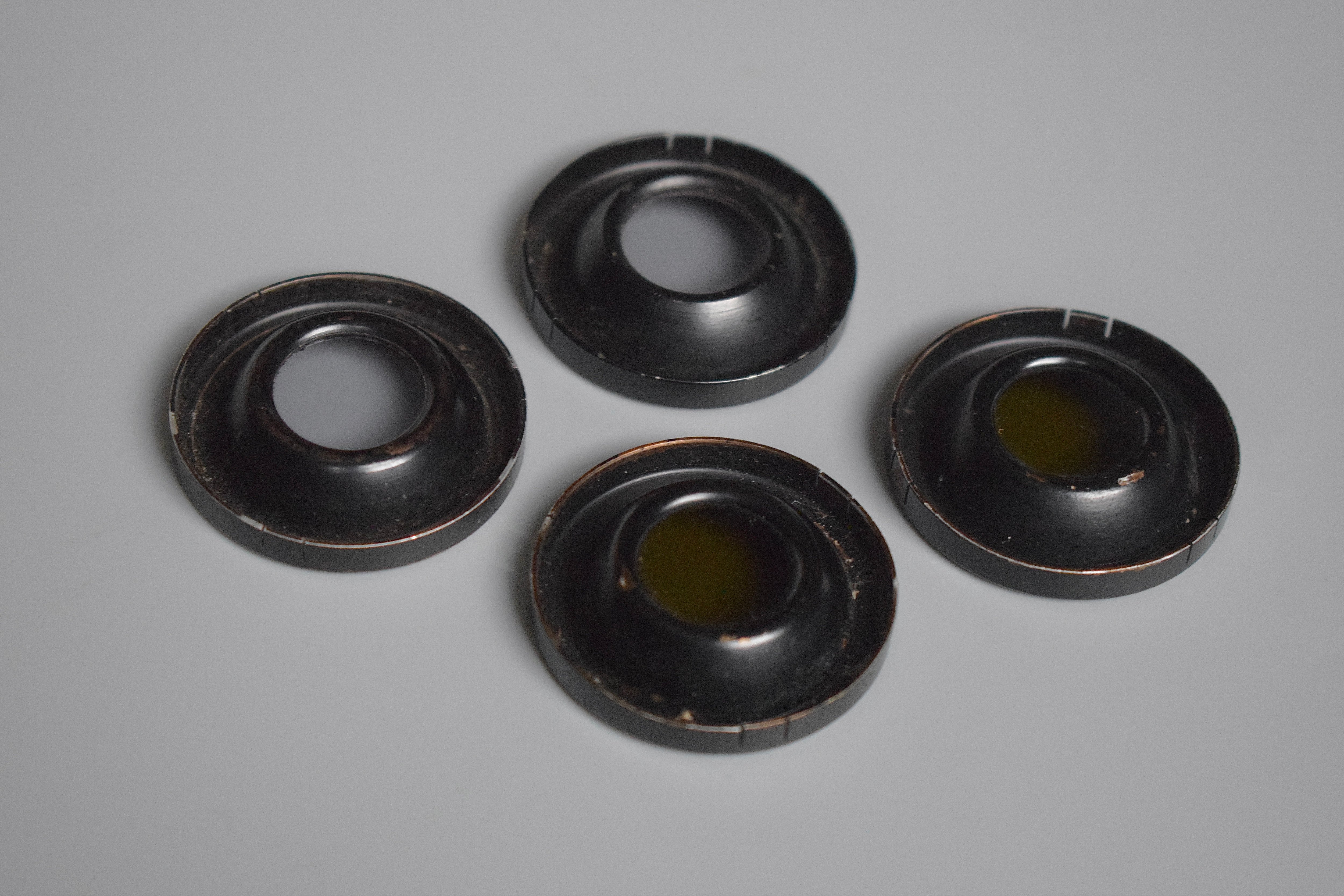 Kriegsmarine 7x50 binocular sun filters x4 — image 2