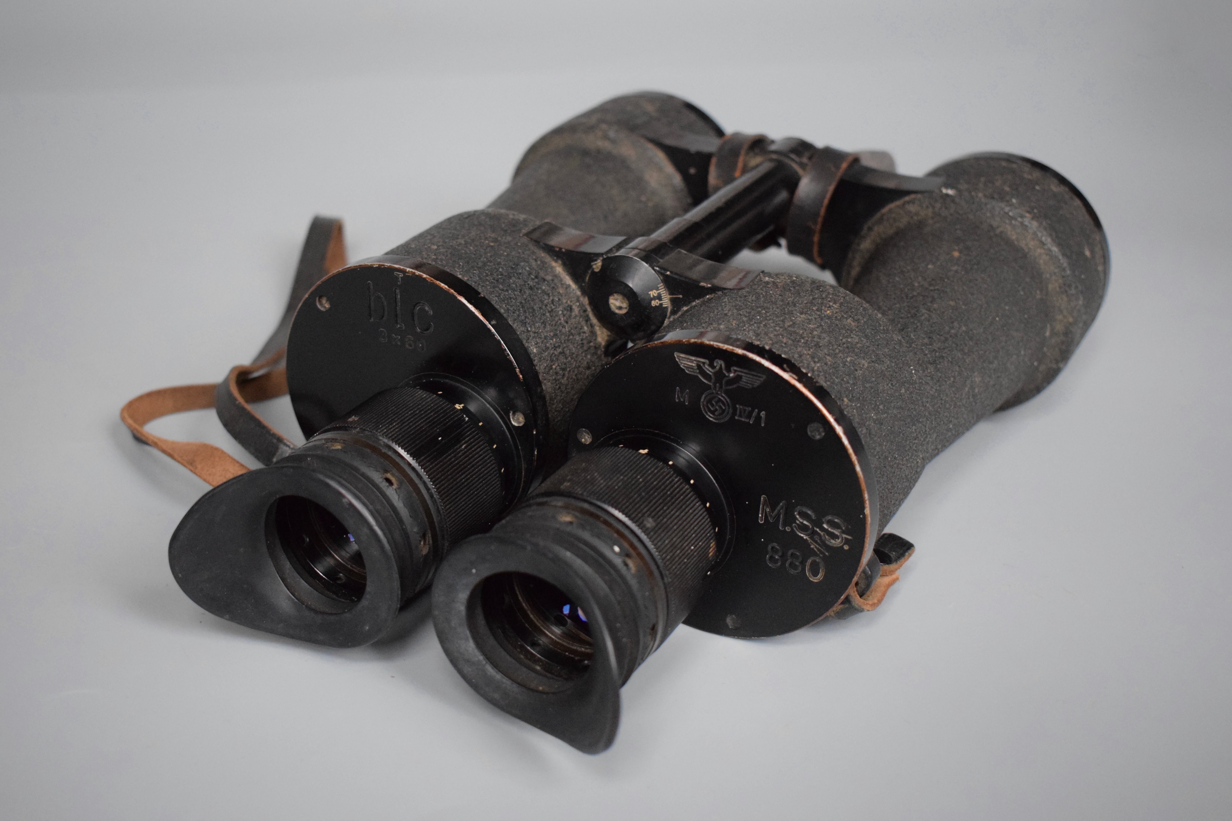 Zeiss 8x60 'M.S.S.' Kriegsmarine binoculars 'blc' — image 10
