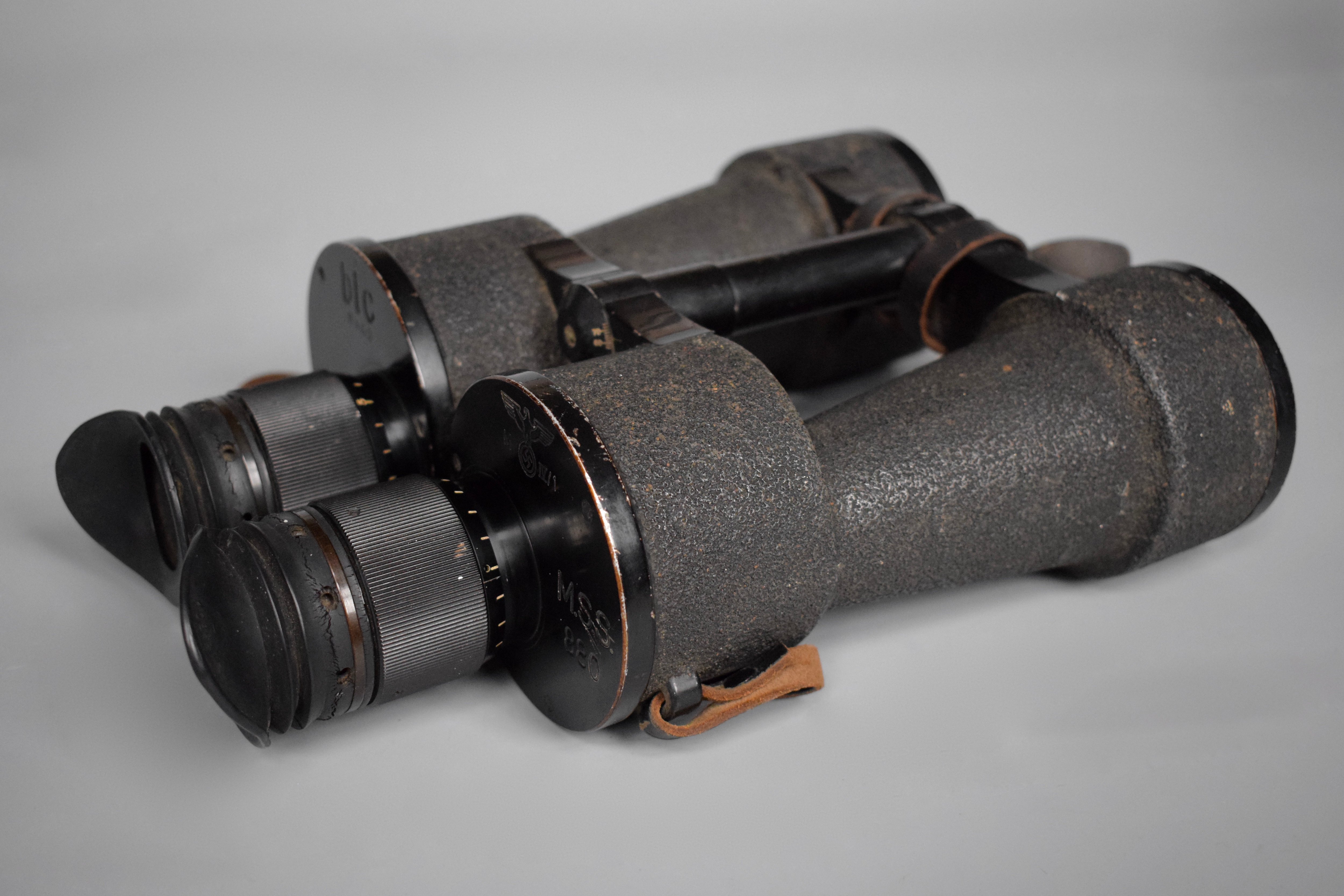 Zeiss 8x60 'M.S.S.' Kriegsmarine binoculars 'blc' — image 7