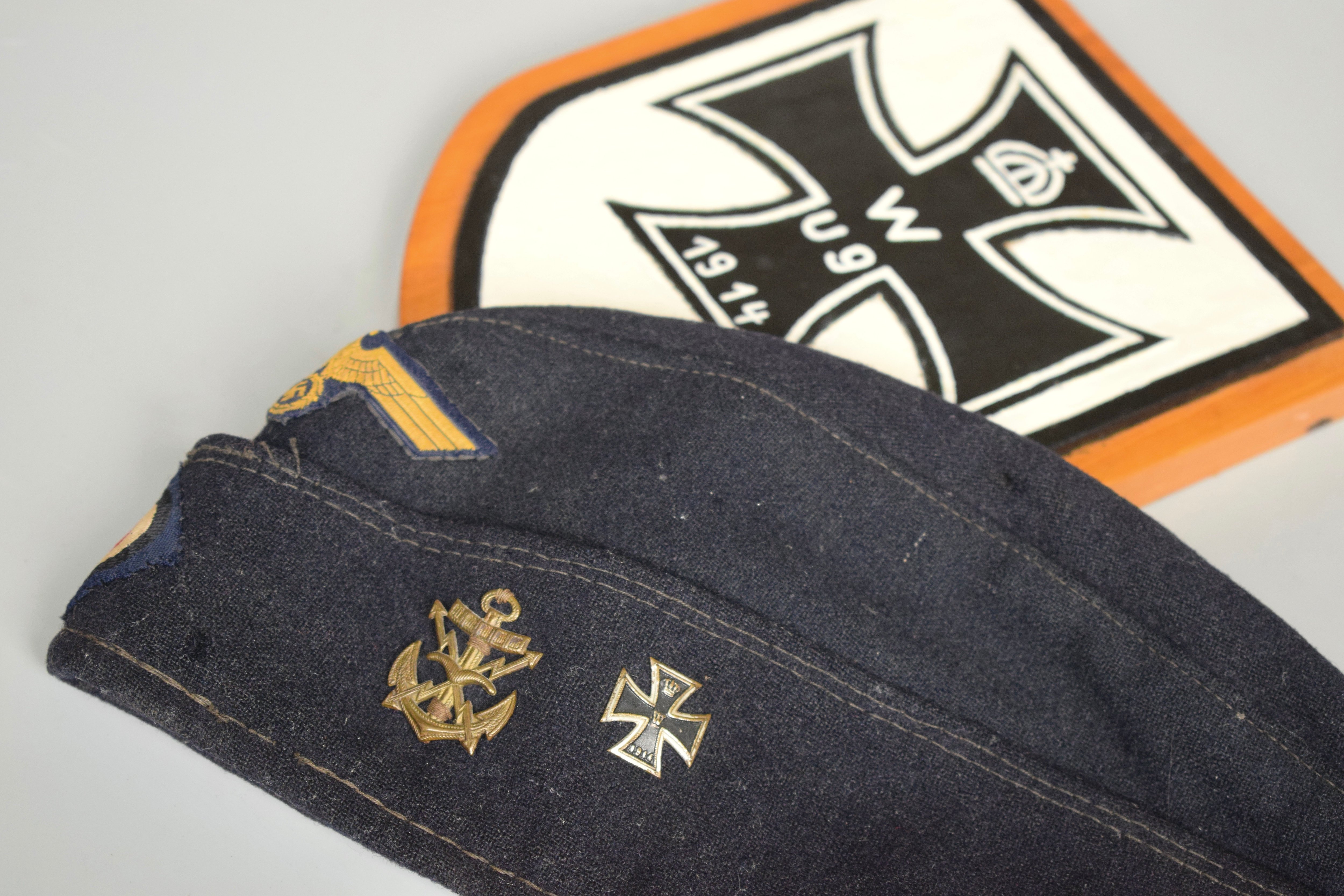 Kriegsmarine U-boat Bordmutze cap - U-9 — image 3