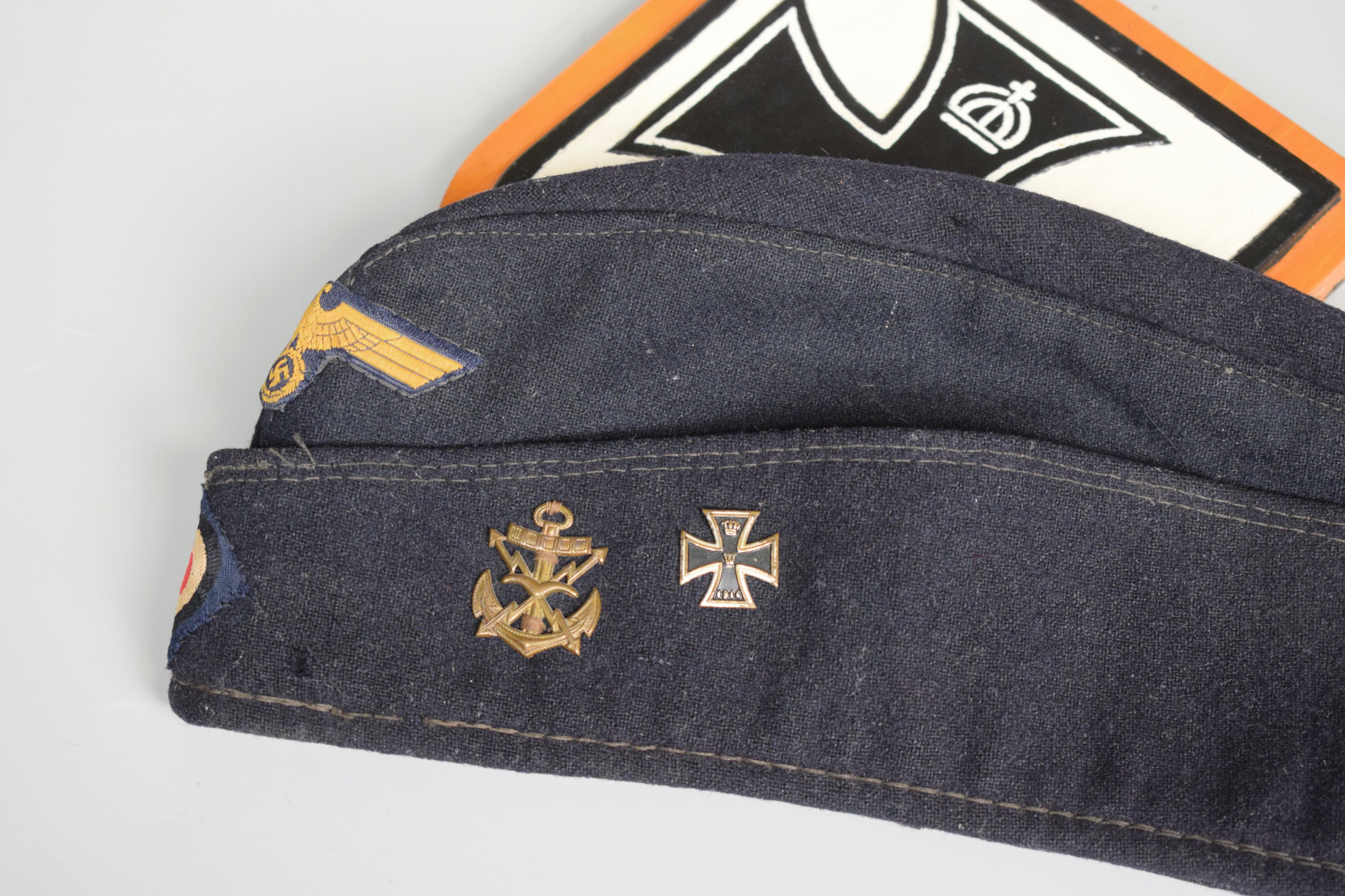 Kriegsmarine U-boat Bordmutze cap - U-9 — image 5