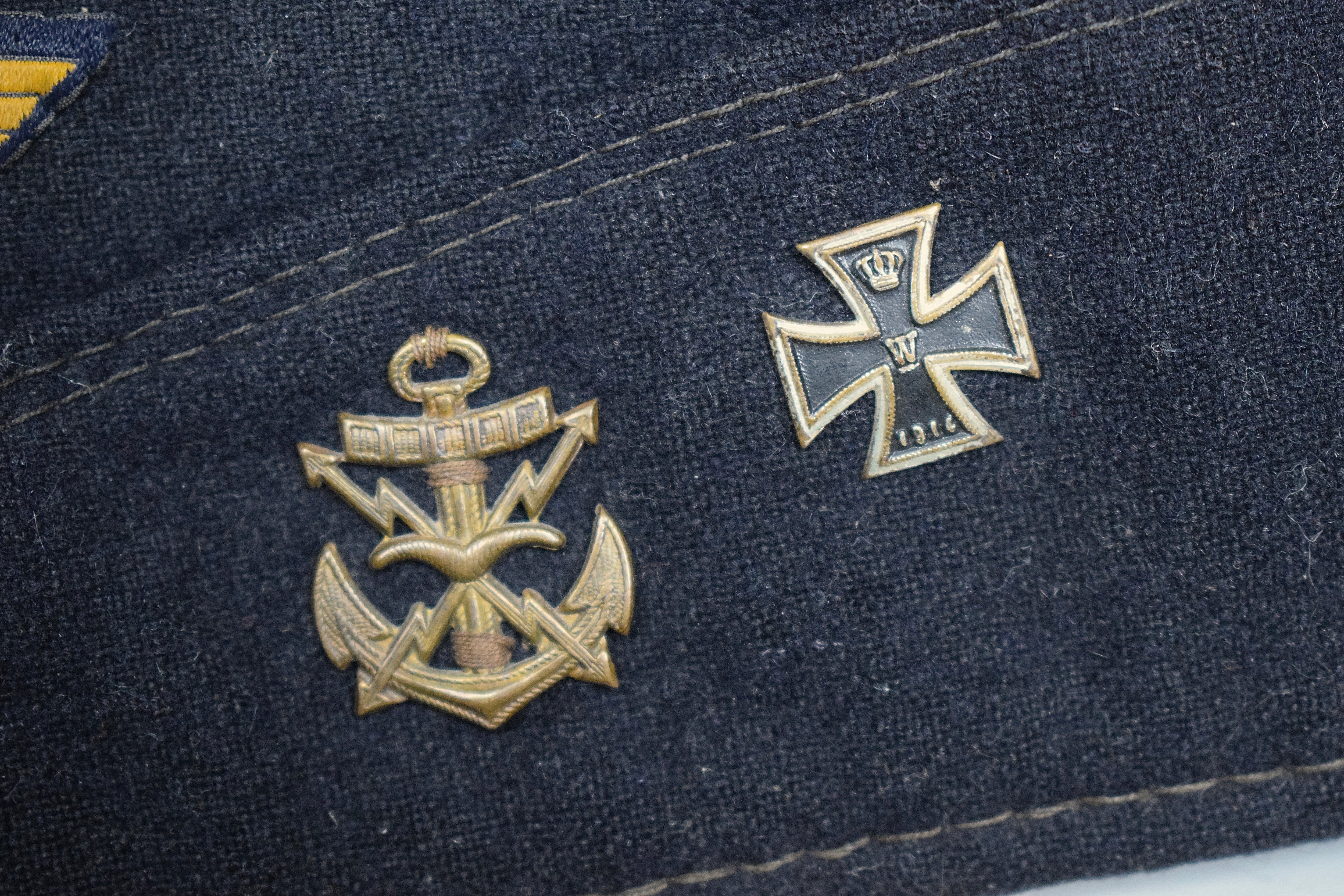 Kriegsmarine U-boat Bordmutze cap - U-9 — image 6