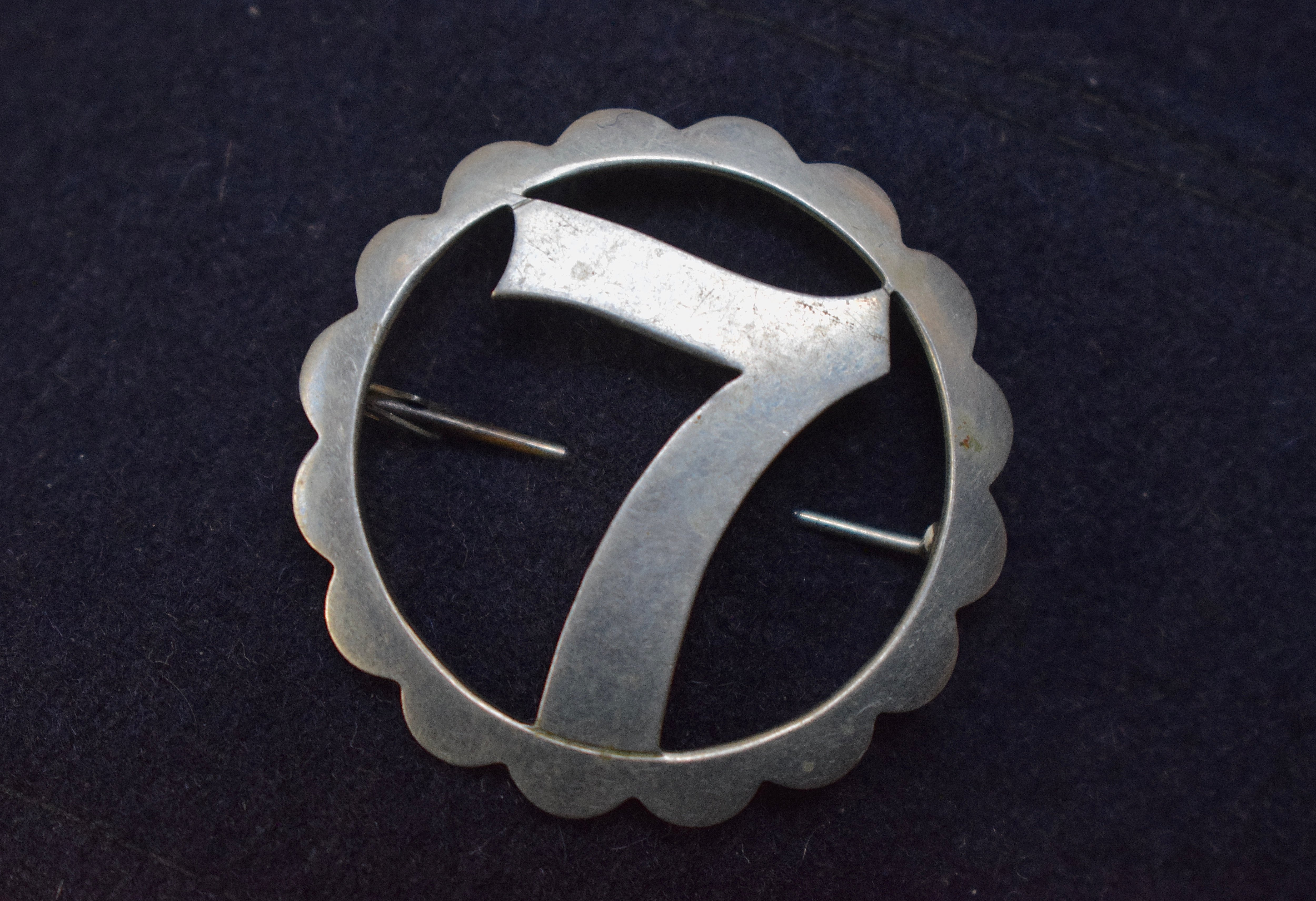 Kriegsmarine U-boat Bordmutze cap + U-707 emblem — image 2