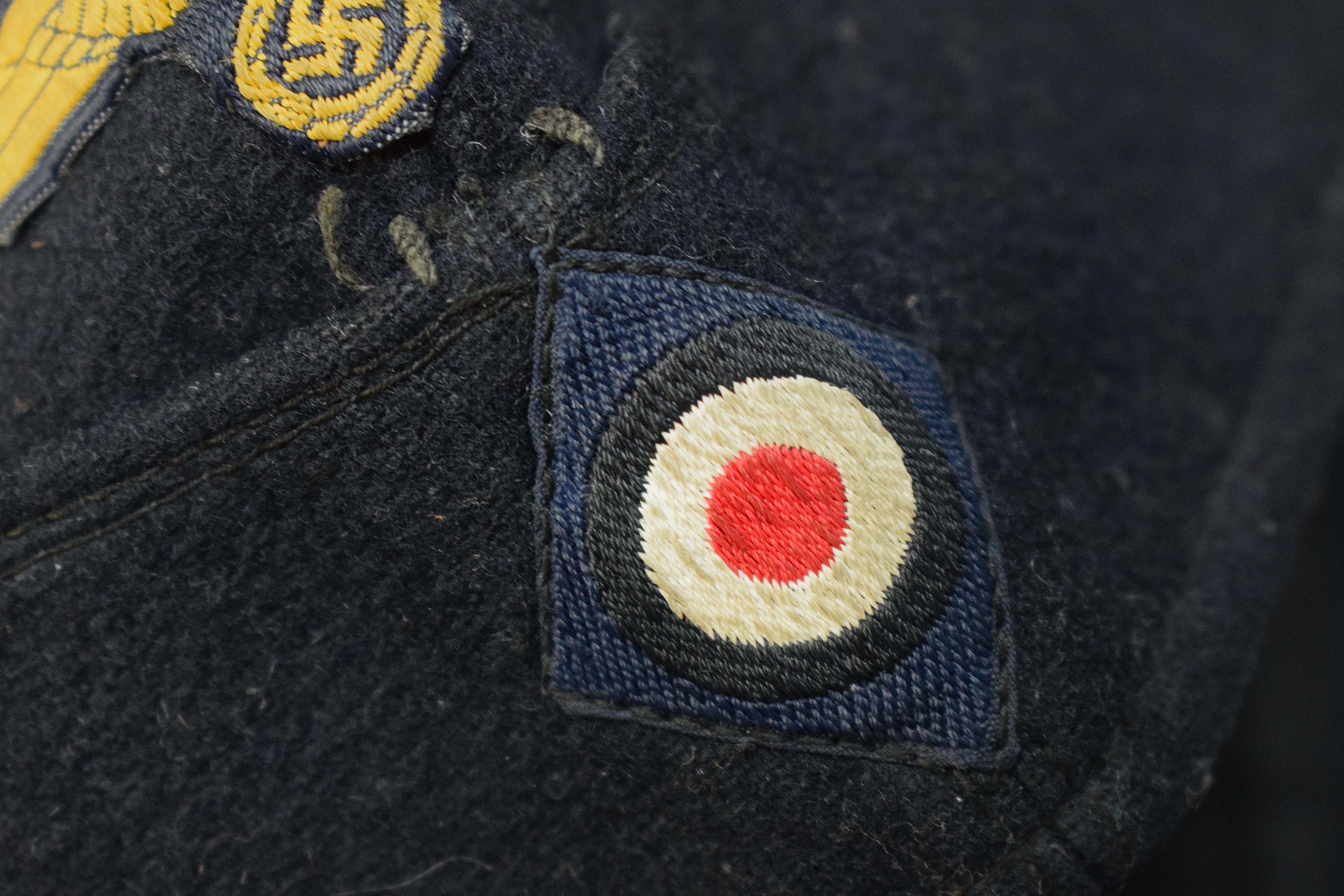 Kriegsmarine U-boat Bordmutze cap + U-707 emblem — image 5