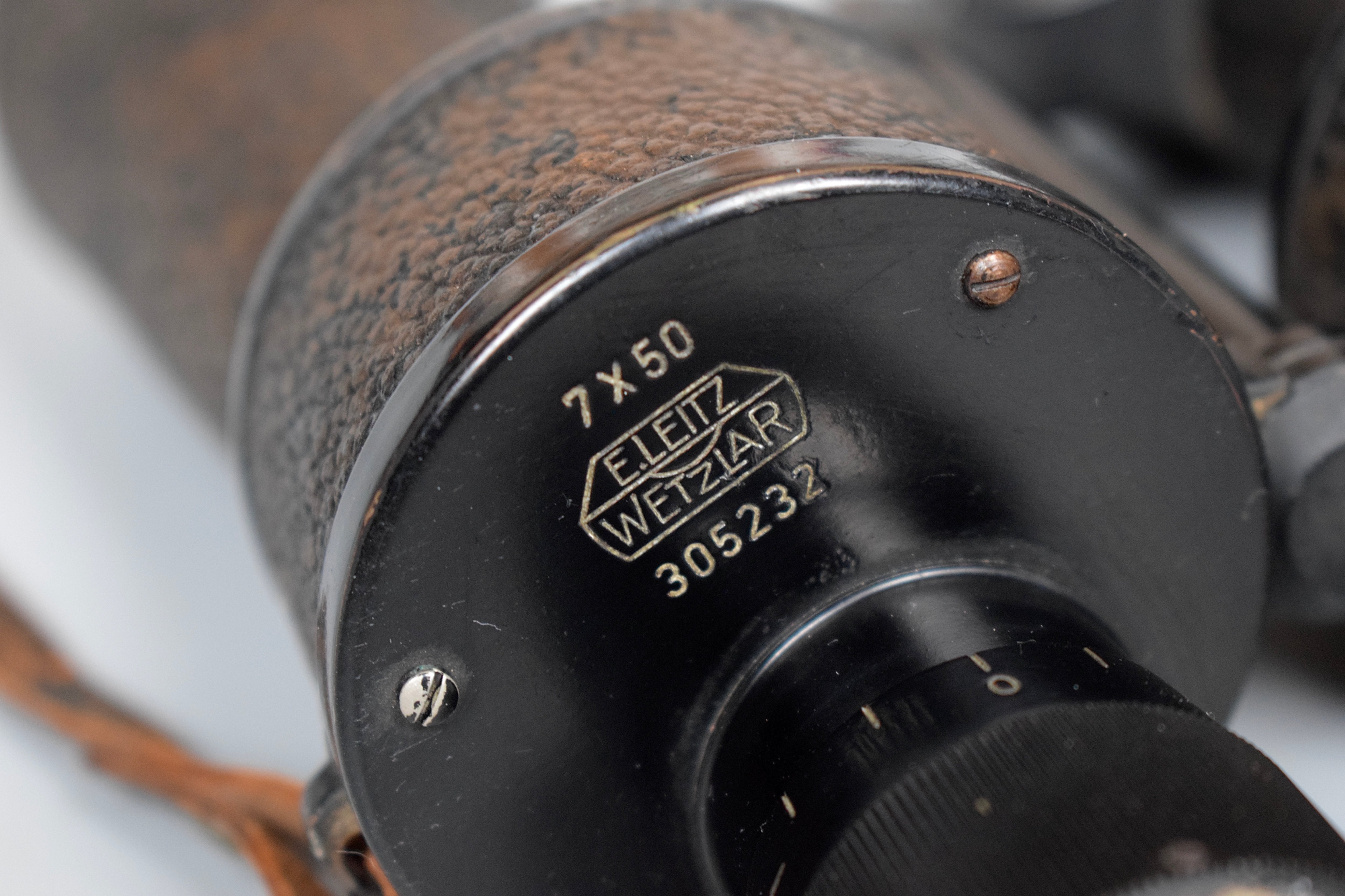 Early Leitz Wetzlar 7x50 Kriegsmarine U-boat binoculars — image 2
