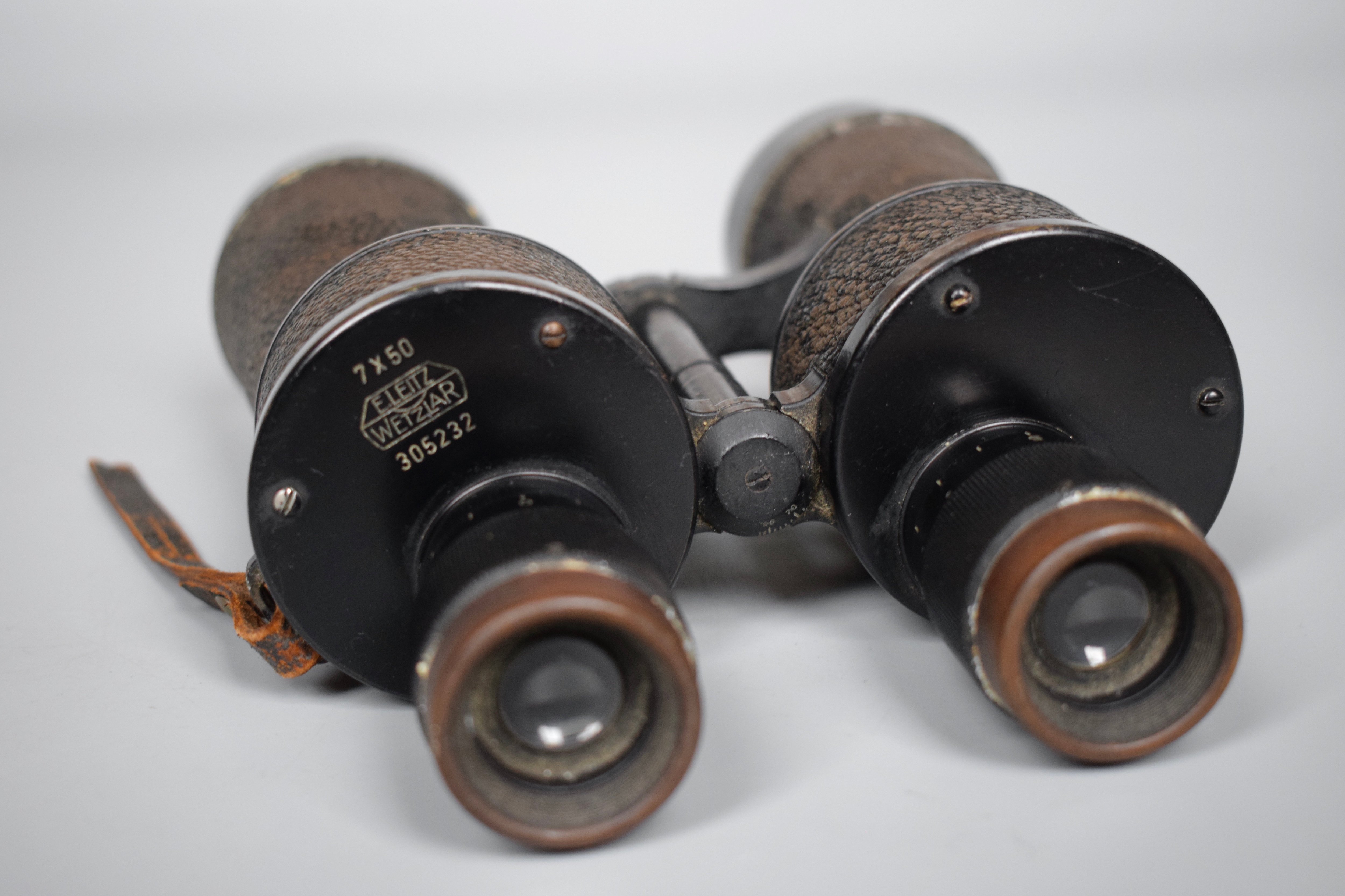 Early Leitz Wetzlar 7x50 Kriegsmarine U-boat binoculars — image 4