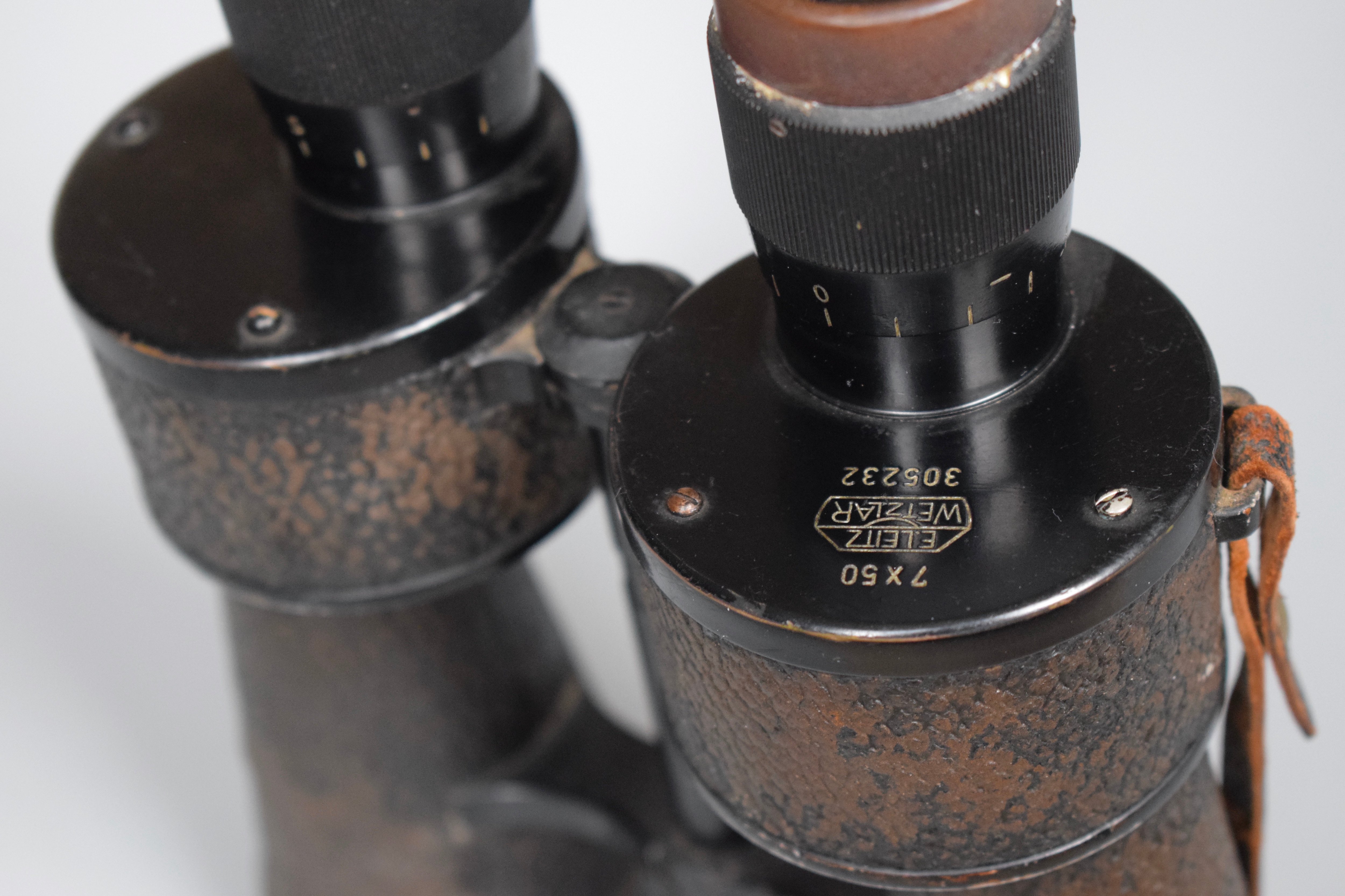 Early Leitz Wetzlar 7x50 Kriegsmarine U-boat binoculars — image 9