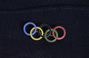 Kriegsmarine U-boat 1936 Olympic Rings cap badge