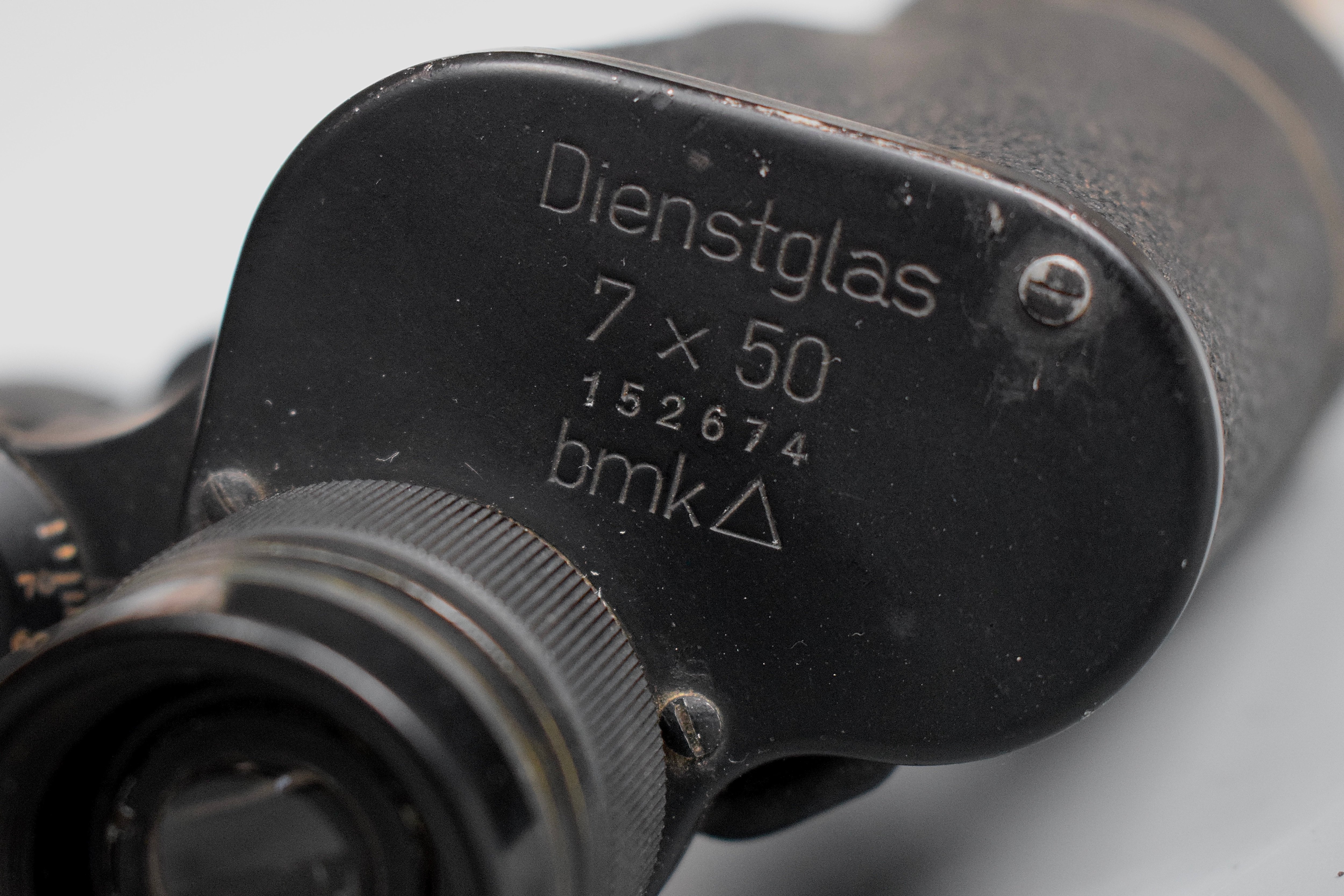 Srb & Stys 7x50 Kriegsmarine binoculars 'bmk' — image 3