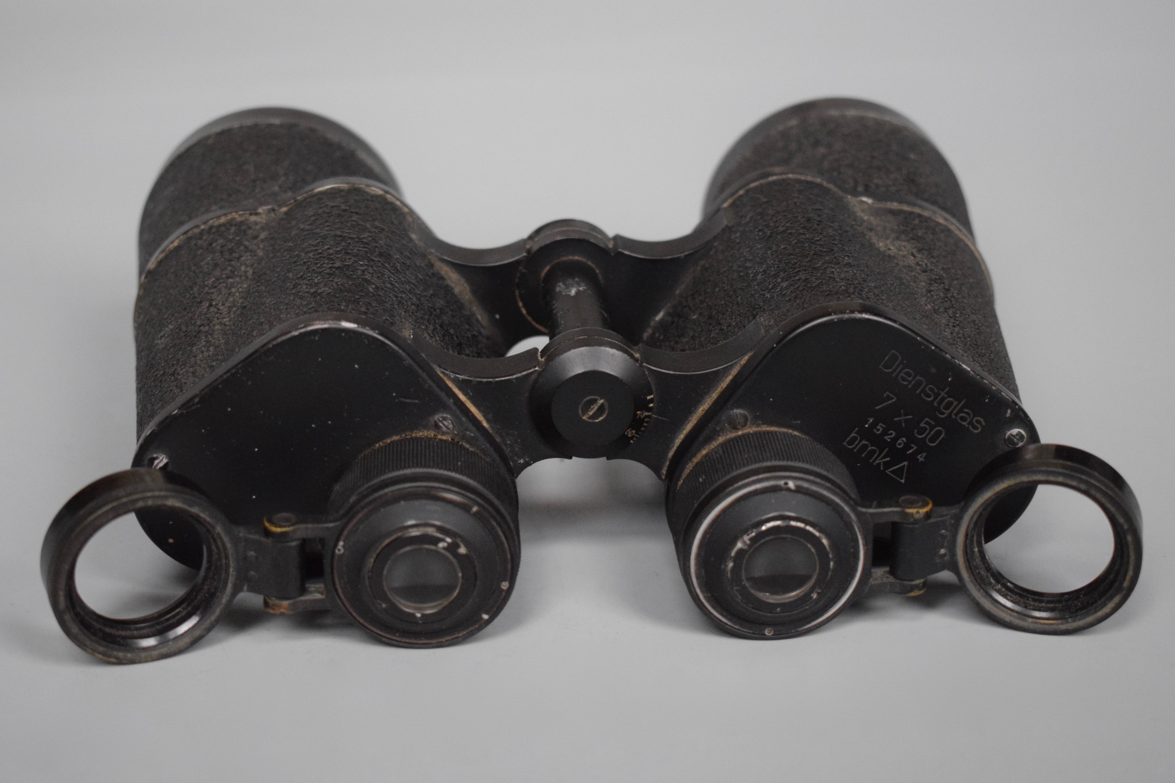 Srb & Stys 7x50 Kriegsmarine binoculars 'bmk' — image 4