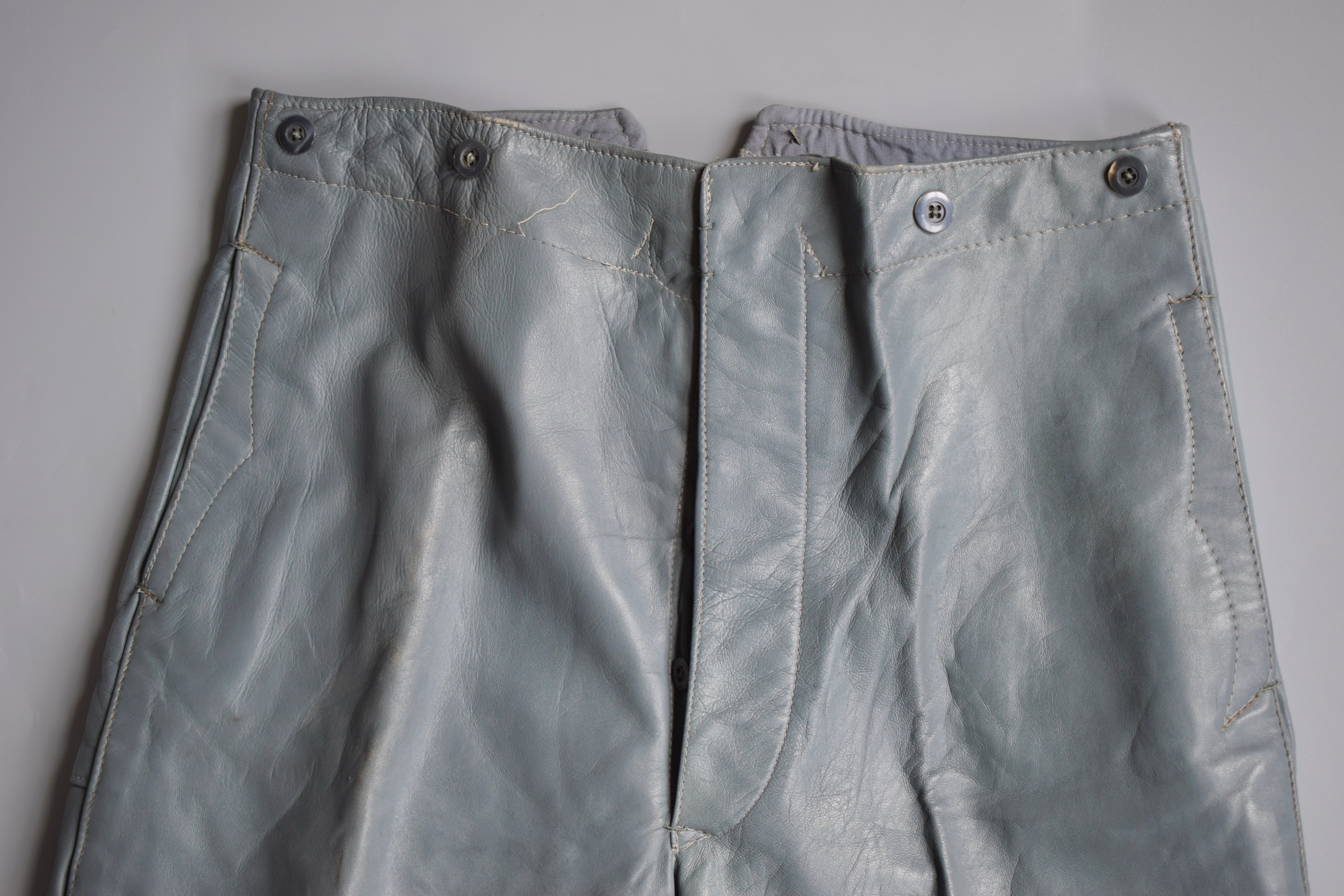 Kriegsmarine U-boat leather trousers — image 4