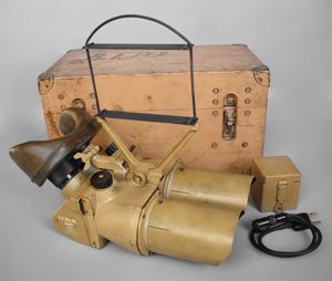 Late-war 10x80 Flakfernrohr 'cxn' + transit box