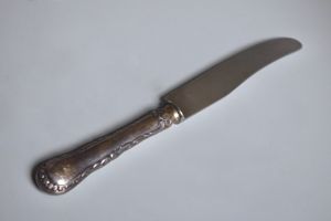 Herman Goring silver table knife '800'