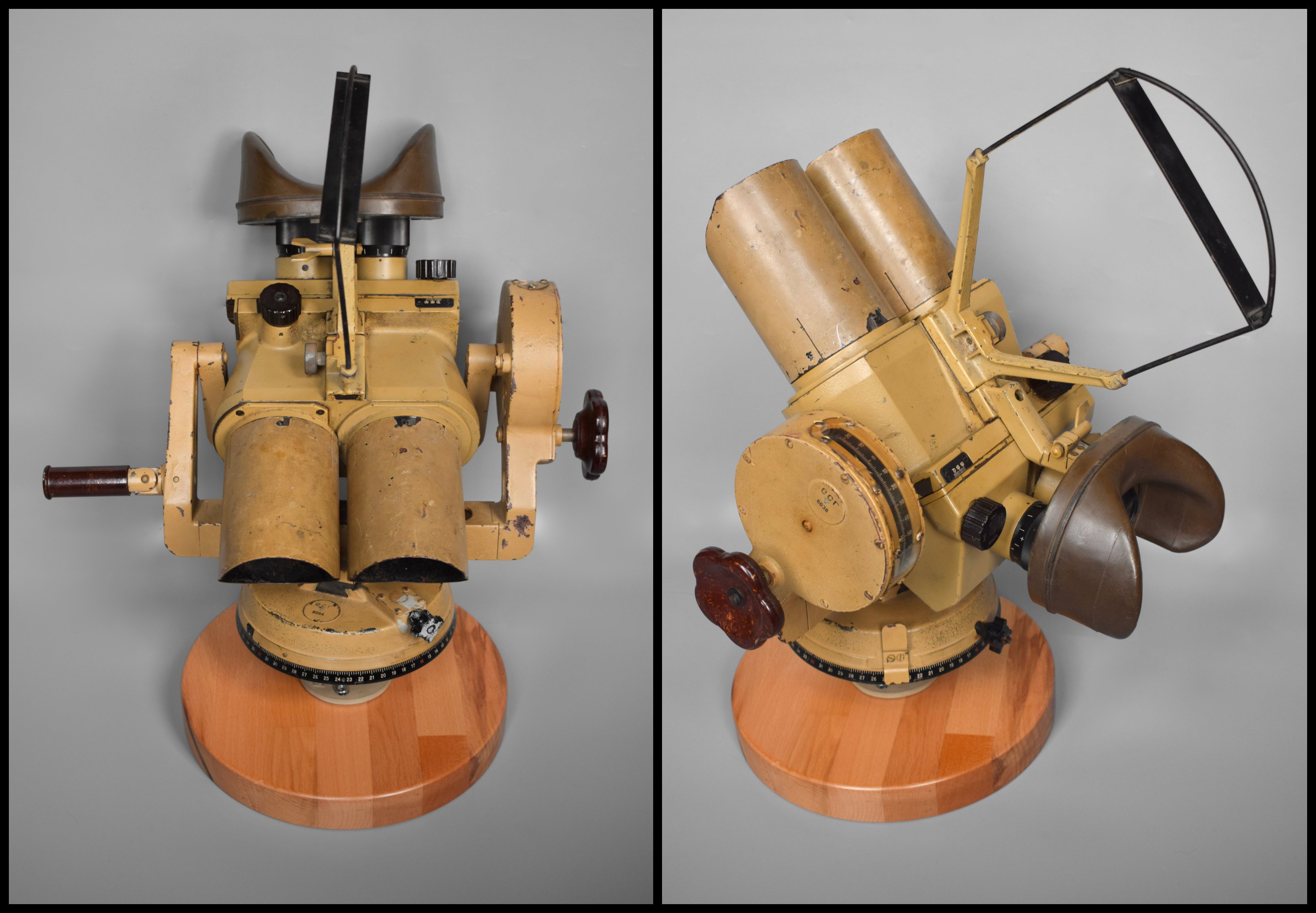 D.F. 10x80 Flakfernrohr binoculars 'dkl' set — image 2