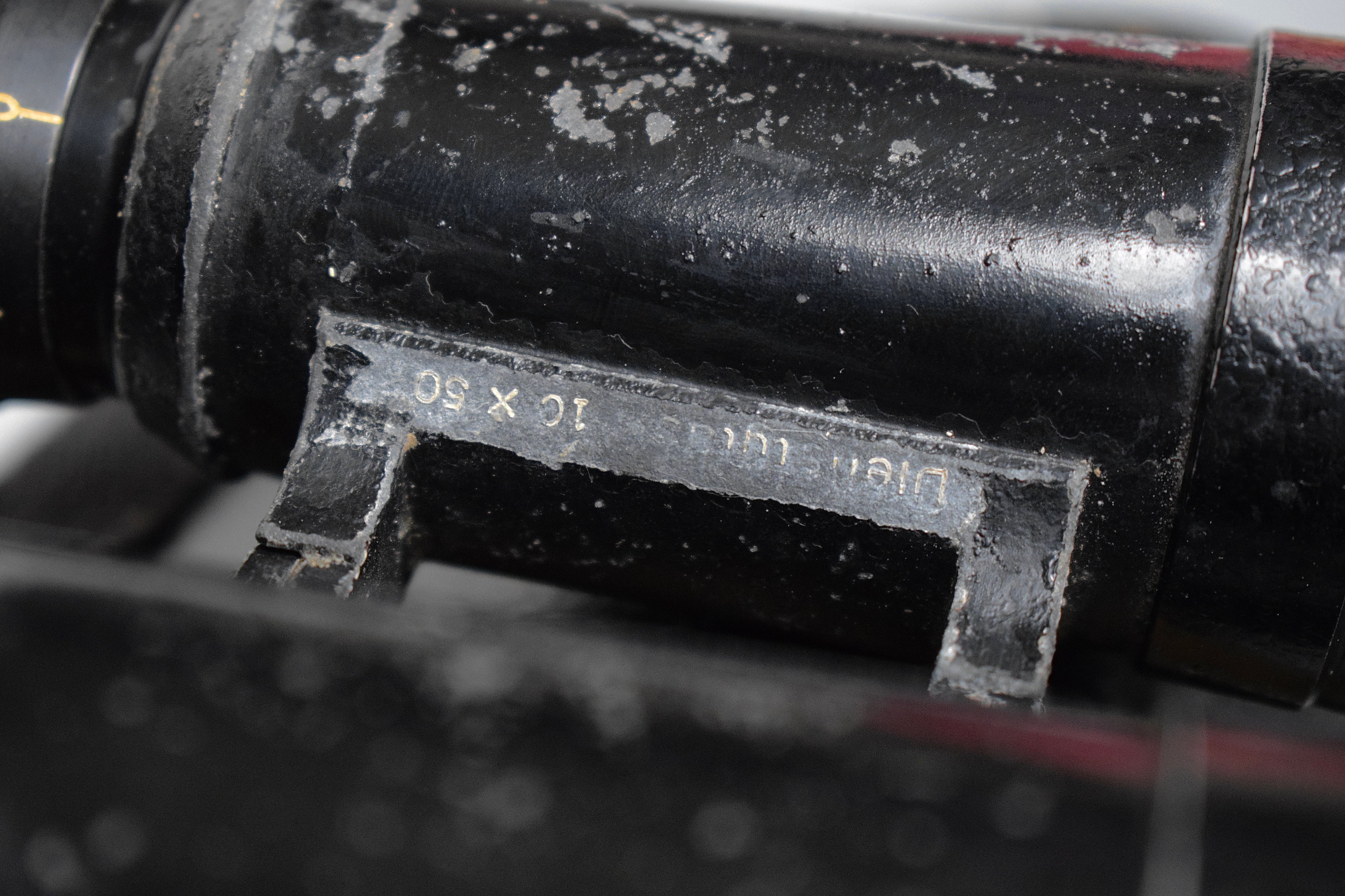 Hensoldt 10x50 Panzer Dienstglas binoculars 'bmj 1942' — image 7