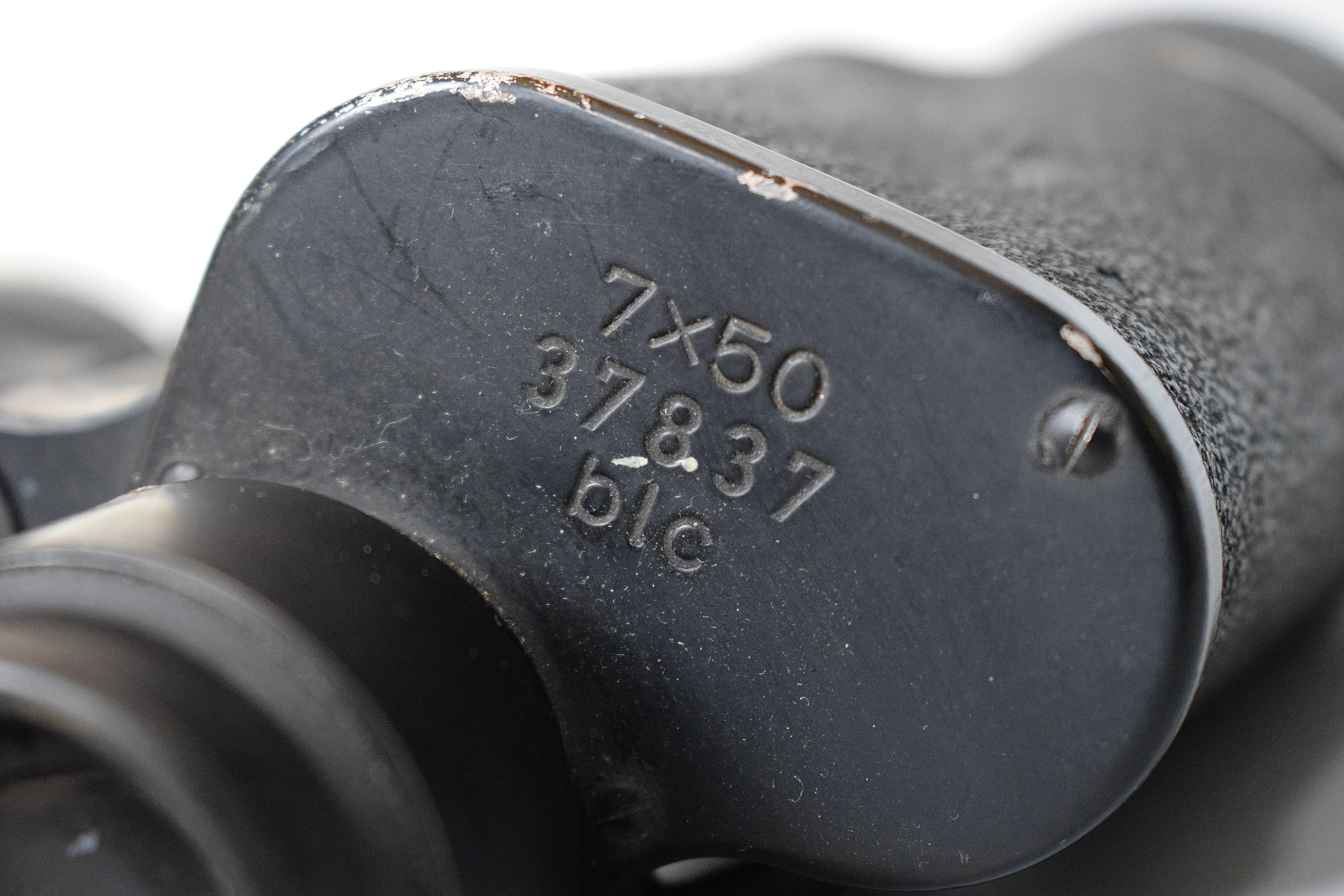 Zeiss 7x50 Kriegsmarine smooth ocular binoculars 'blc' — image 3