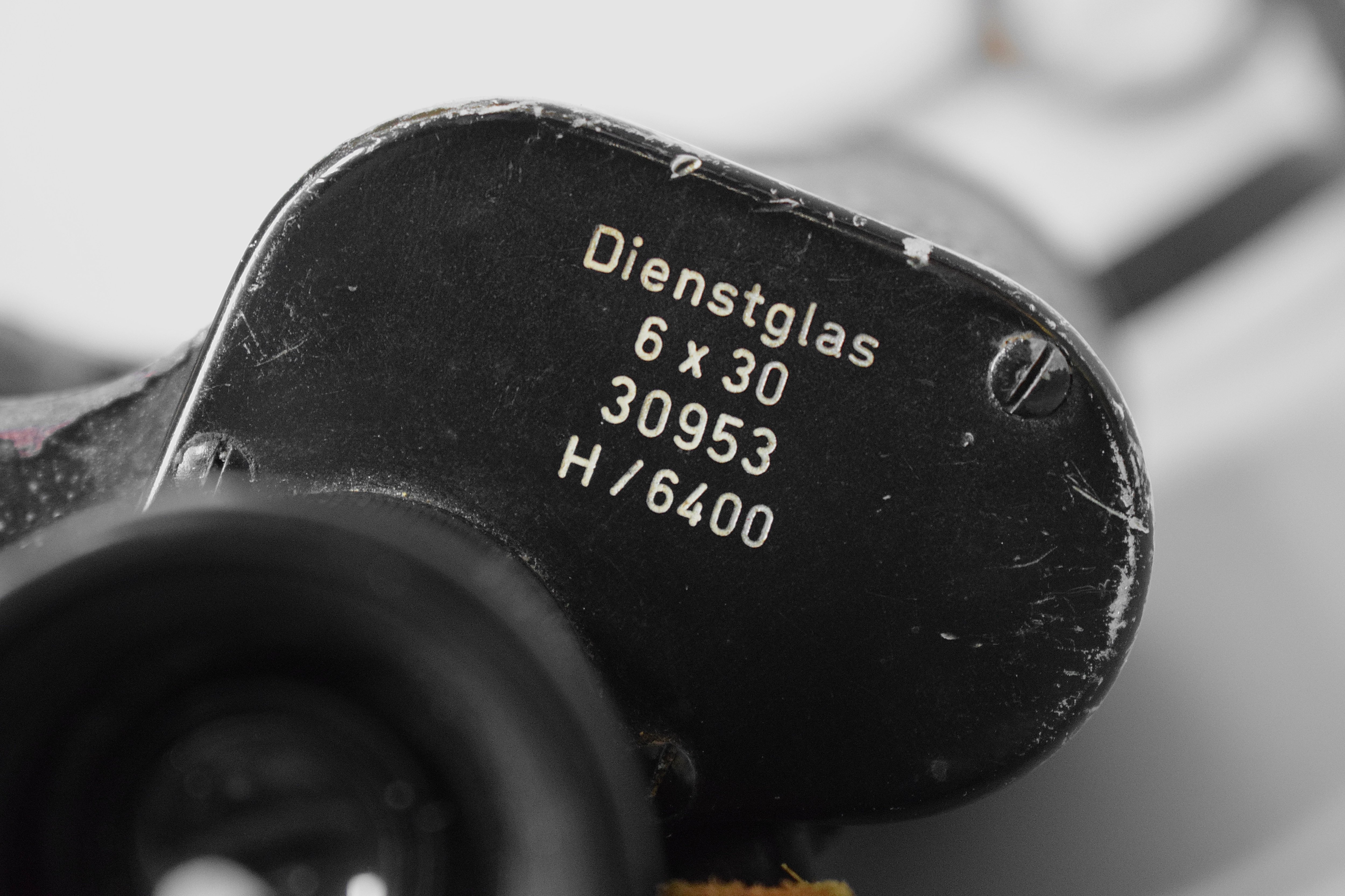 6x30 Dienstglas binoculars 'bek' + accessories — image 3