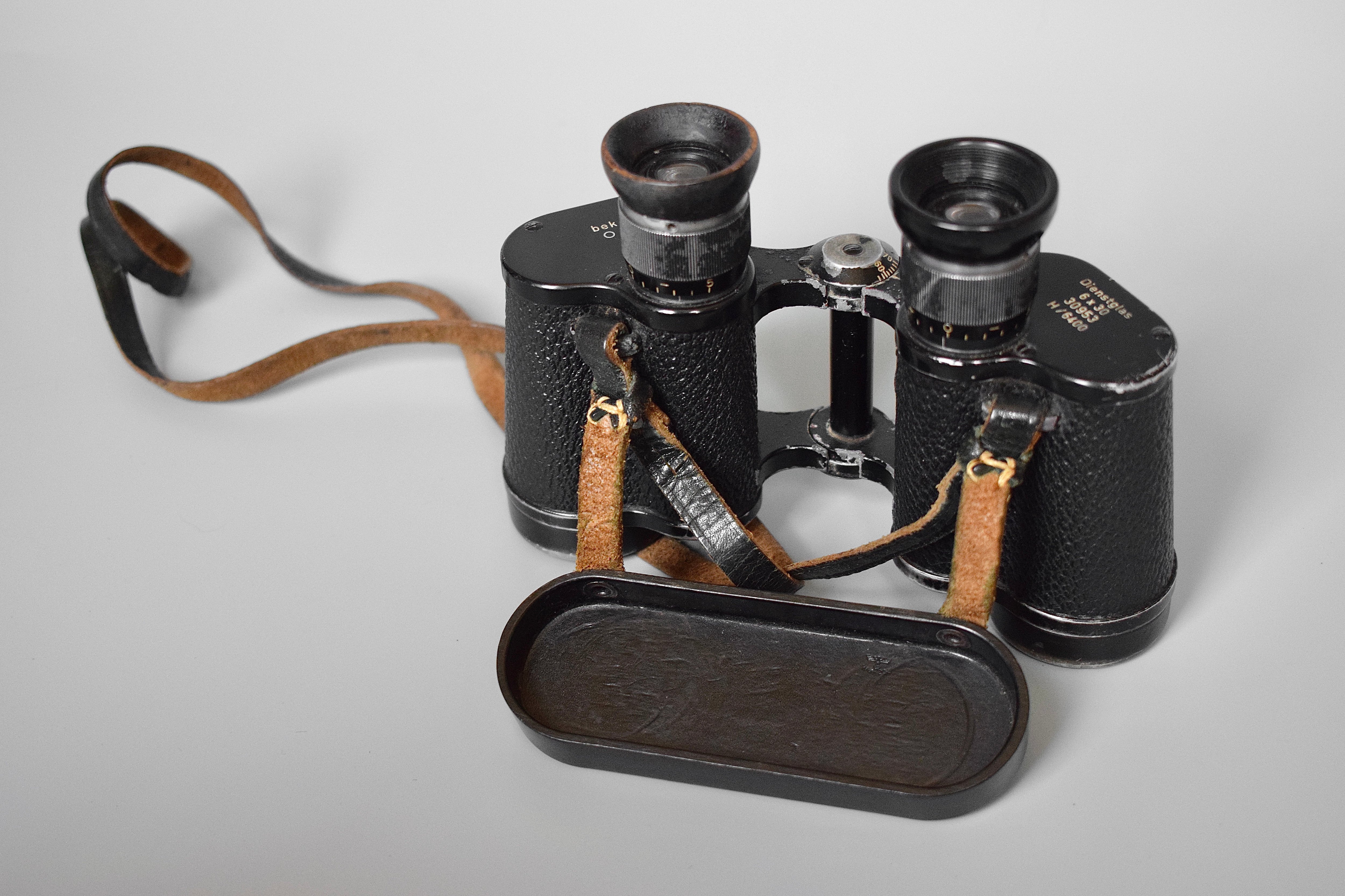 6x30 Dienstglas binoculars 'bek' + accessories — image 7