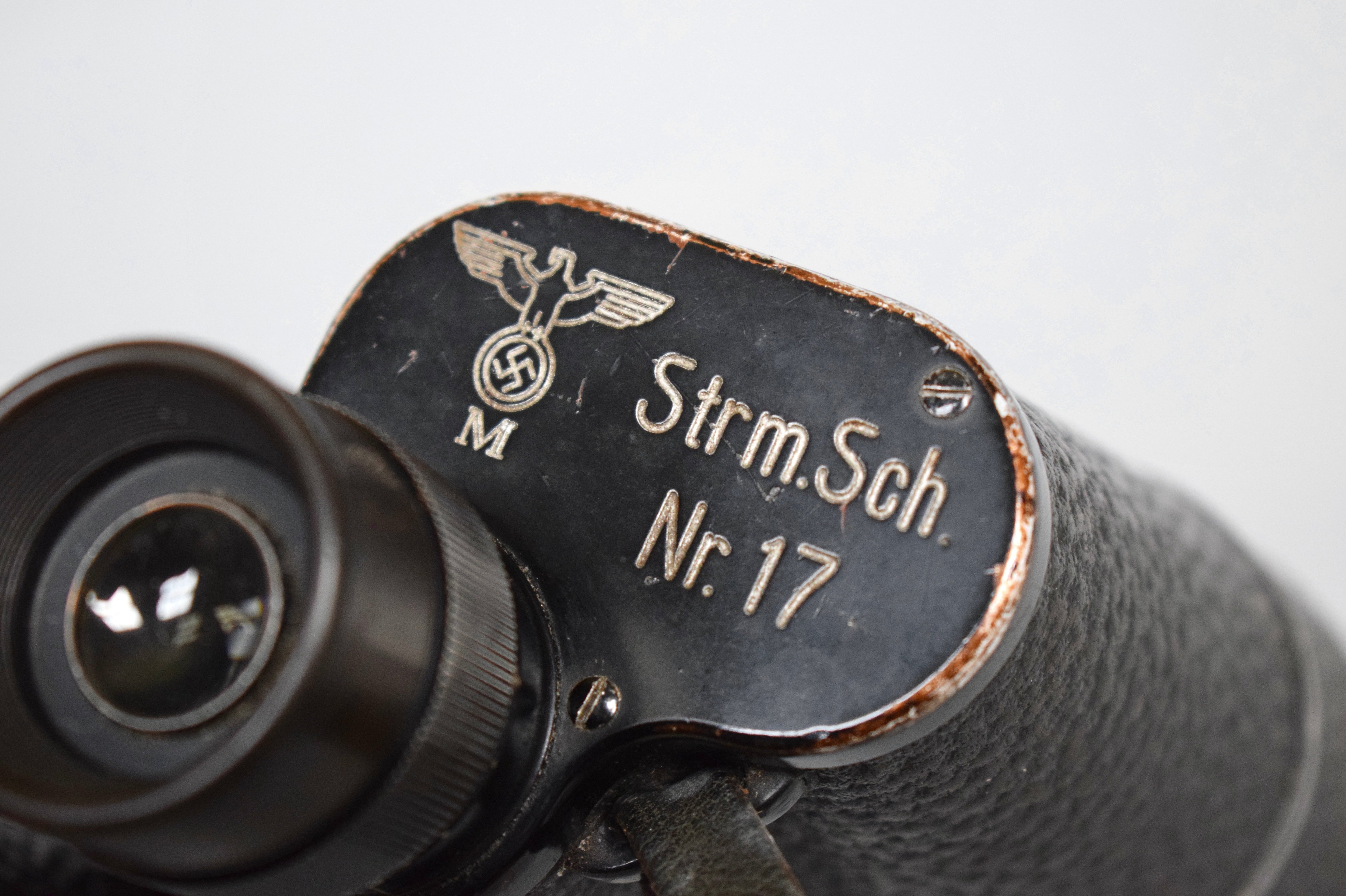 Zeiss 7x50 Kriegsmarine Murwik U-boat training school binoculars — image 11