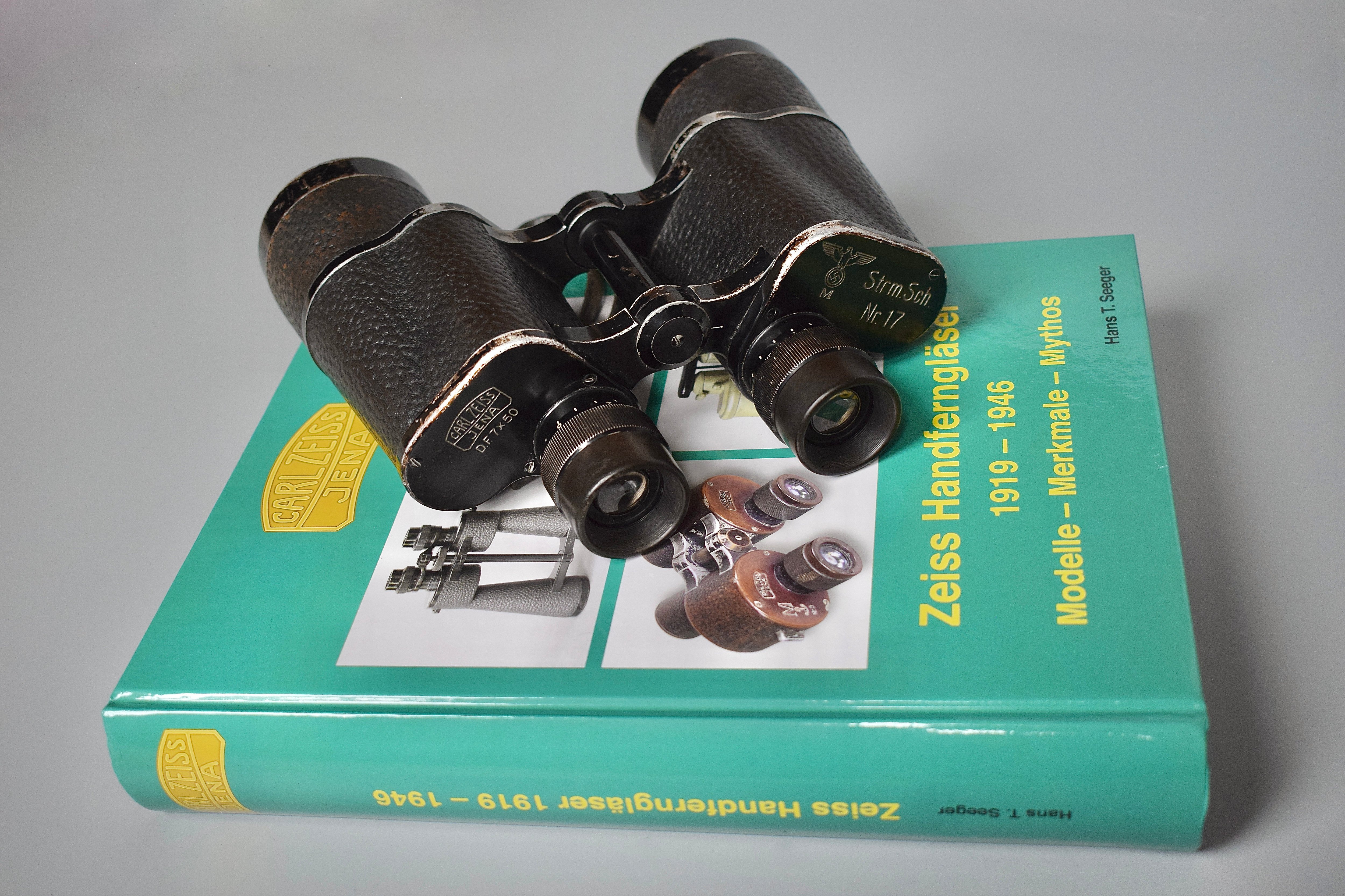 Zeiss 7x50 Kriegsmarine Murwik U-boat training school binoculars — image 2