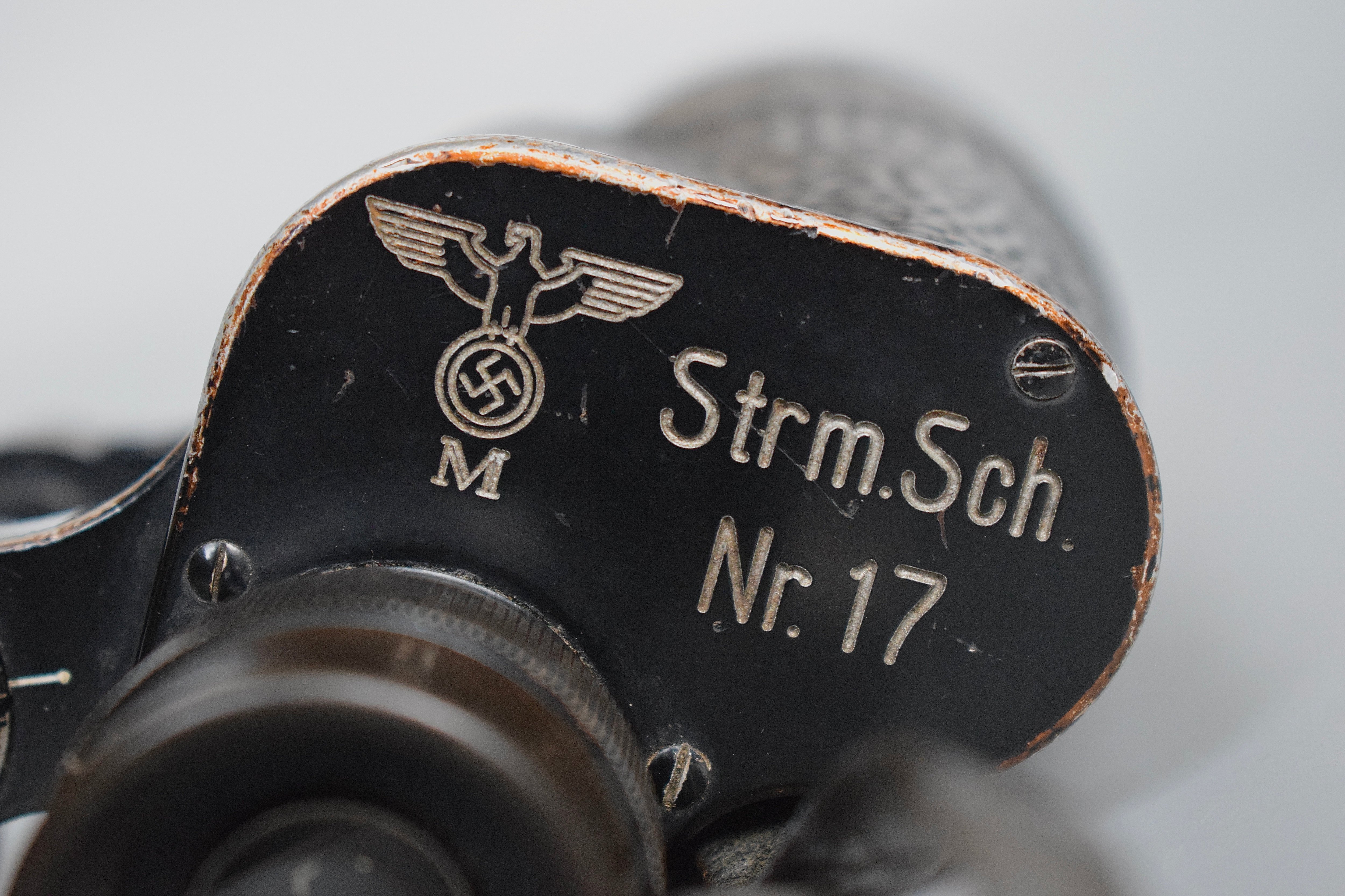 Zeiss 7x50 Kriegsmarine Murwik U-boat training school binoculars — image 4