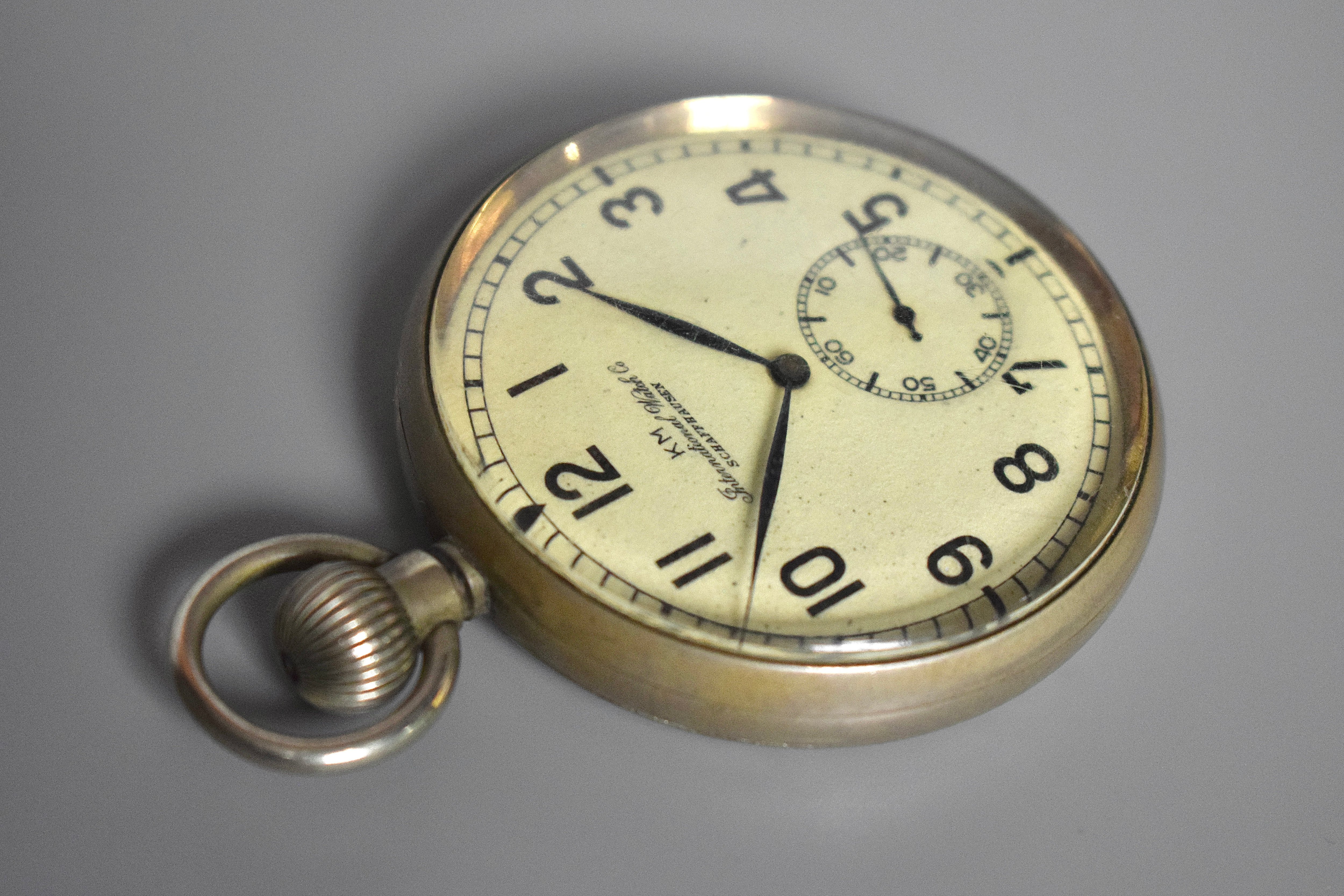 Working I.W.C. KM calibre 67 pocket watch — image 6