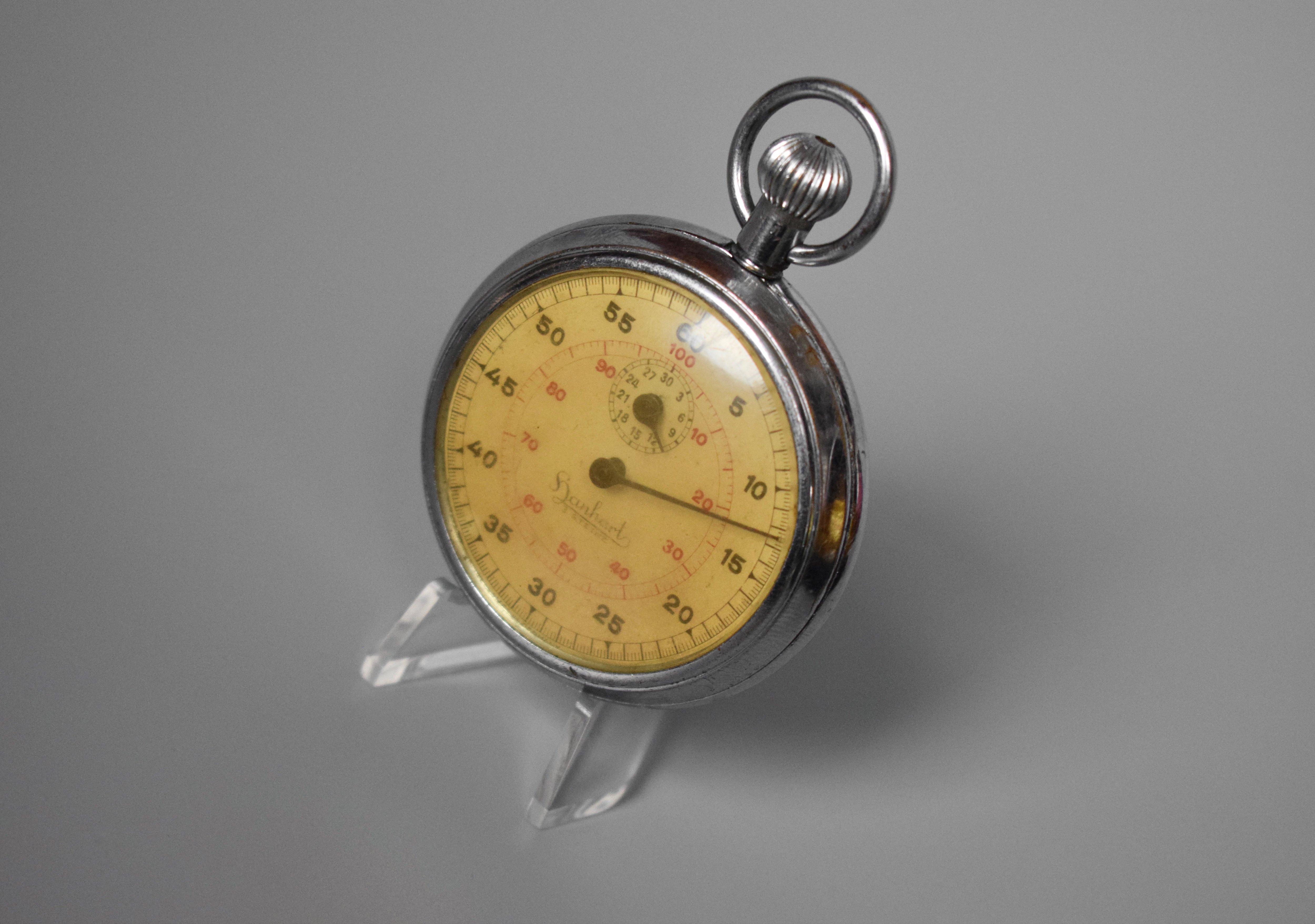Kriegsmarine Hanhart 3 Steine U-boat stopwatch 'Nr.1405' — image 3