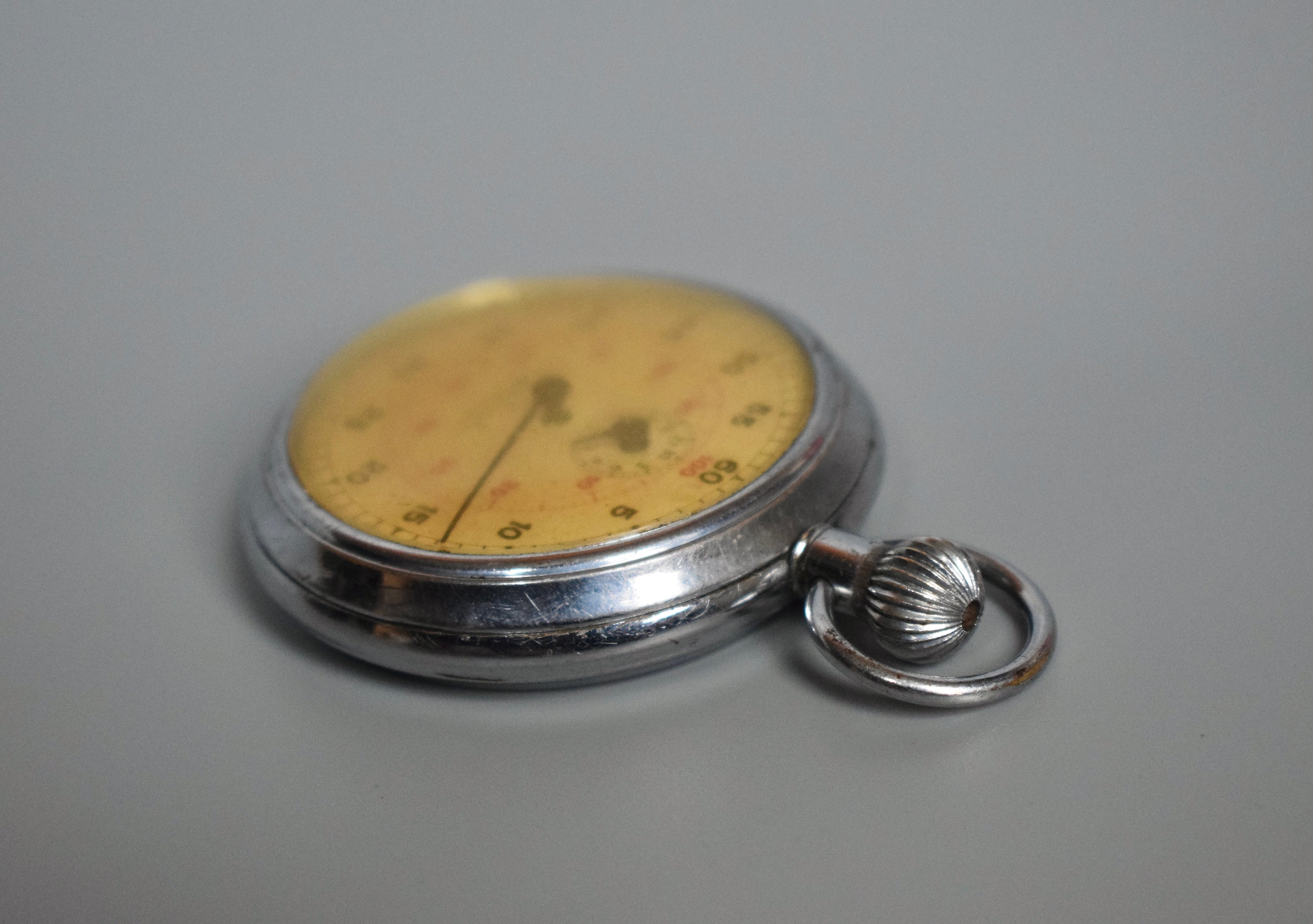 Kriegsmarine Hanhart 3 Steine U-boat stopwatch 'Nr.1405' — image 4