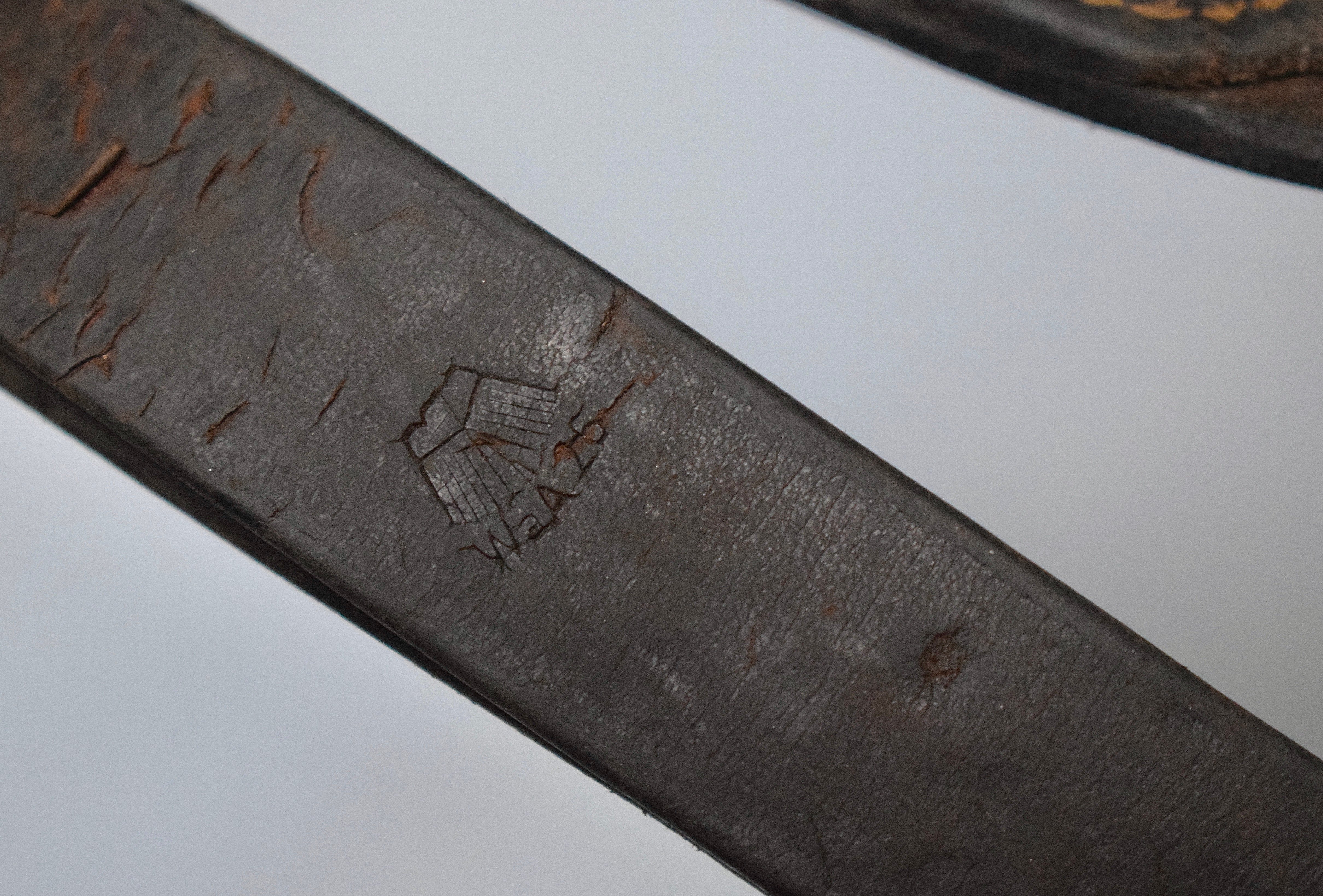 Pre-war MG34 leather sling 'WaA26' — image 3