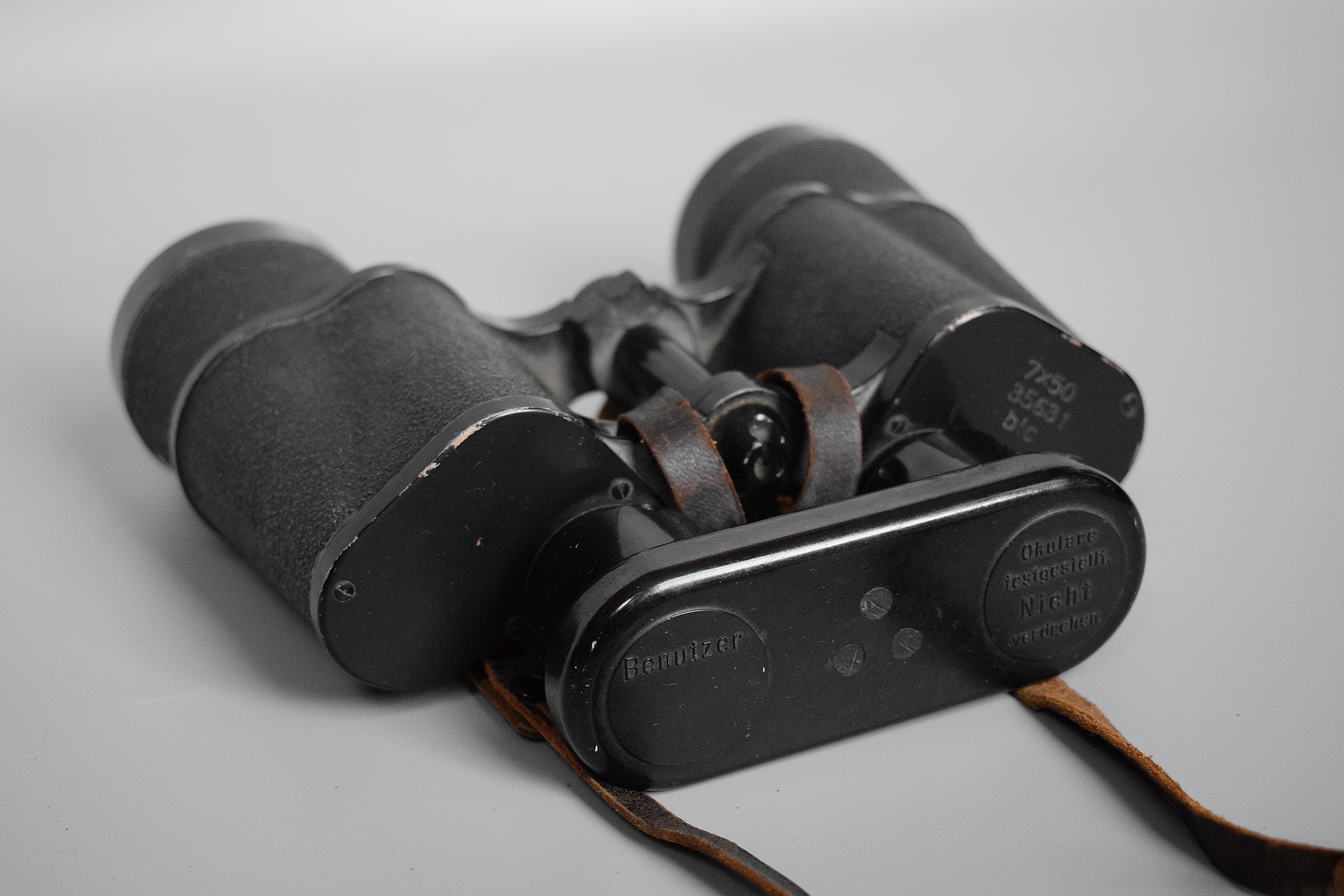 Zeiss 7x50 Kriegsmarine smooth ocular binoculars 'blc' — image 3