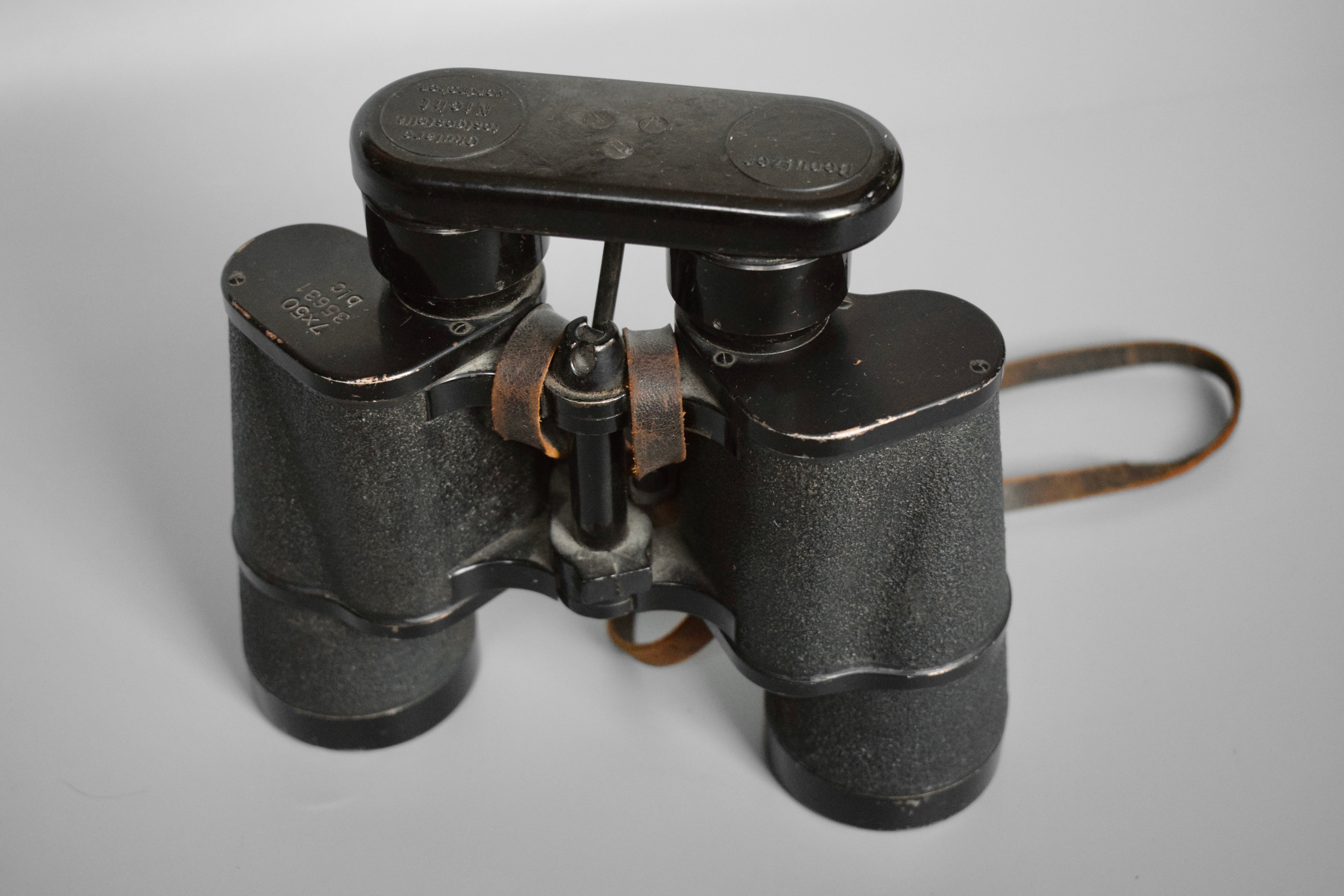 Zeiss 7x50 Kriegsmarine smooth ocular binoculars 'blc' — image 7