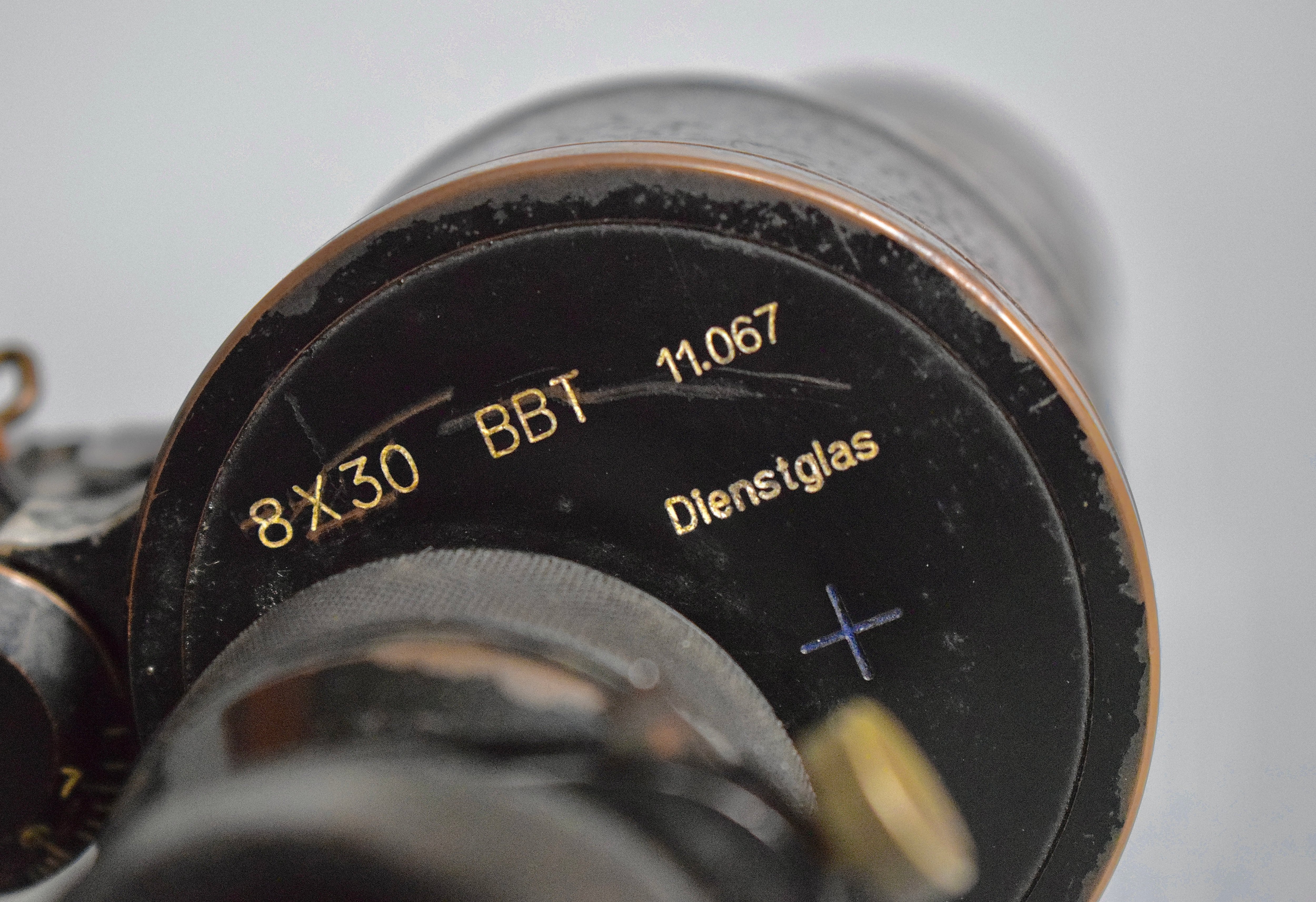 Wehrmacht BBT Krauss 8x30 Dienstglas binoculars — image 2