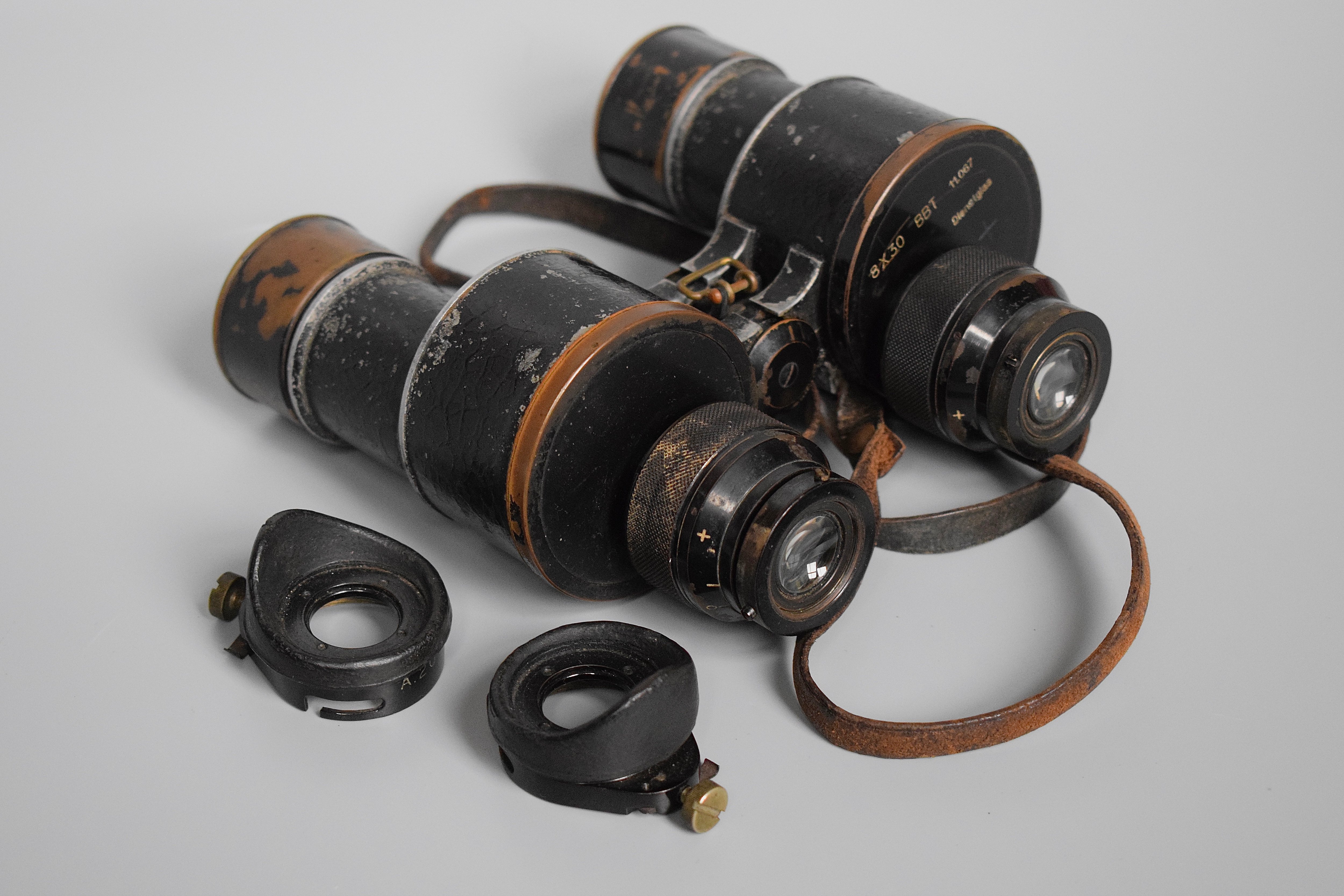 Wehrmacht BBT Krauss 8x30 Dienstglas binoculars — image 5
