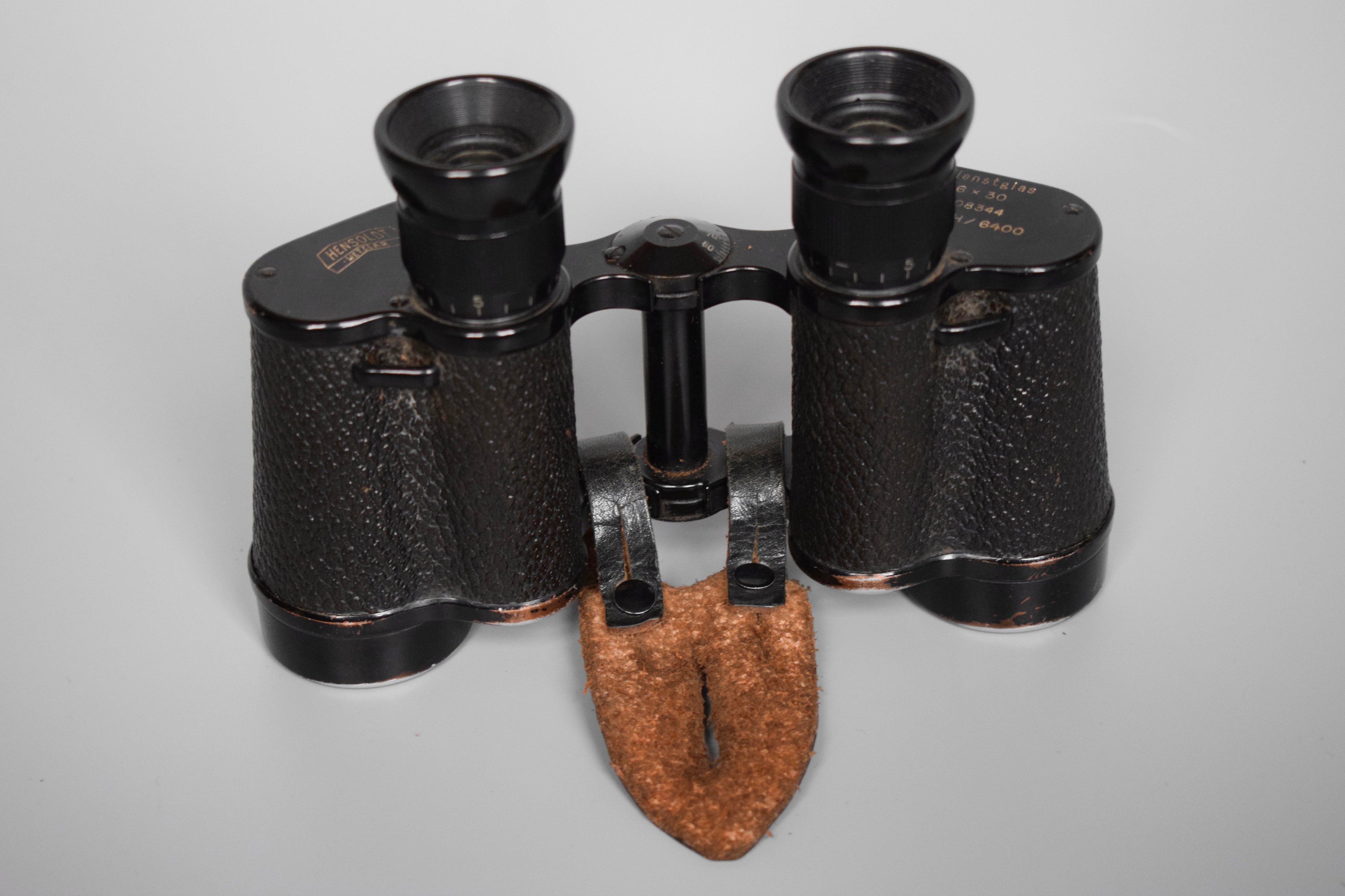 6x30 Dienstglas 'Hensoldt Wetzlar' + matching tab '1938' — image 13