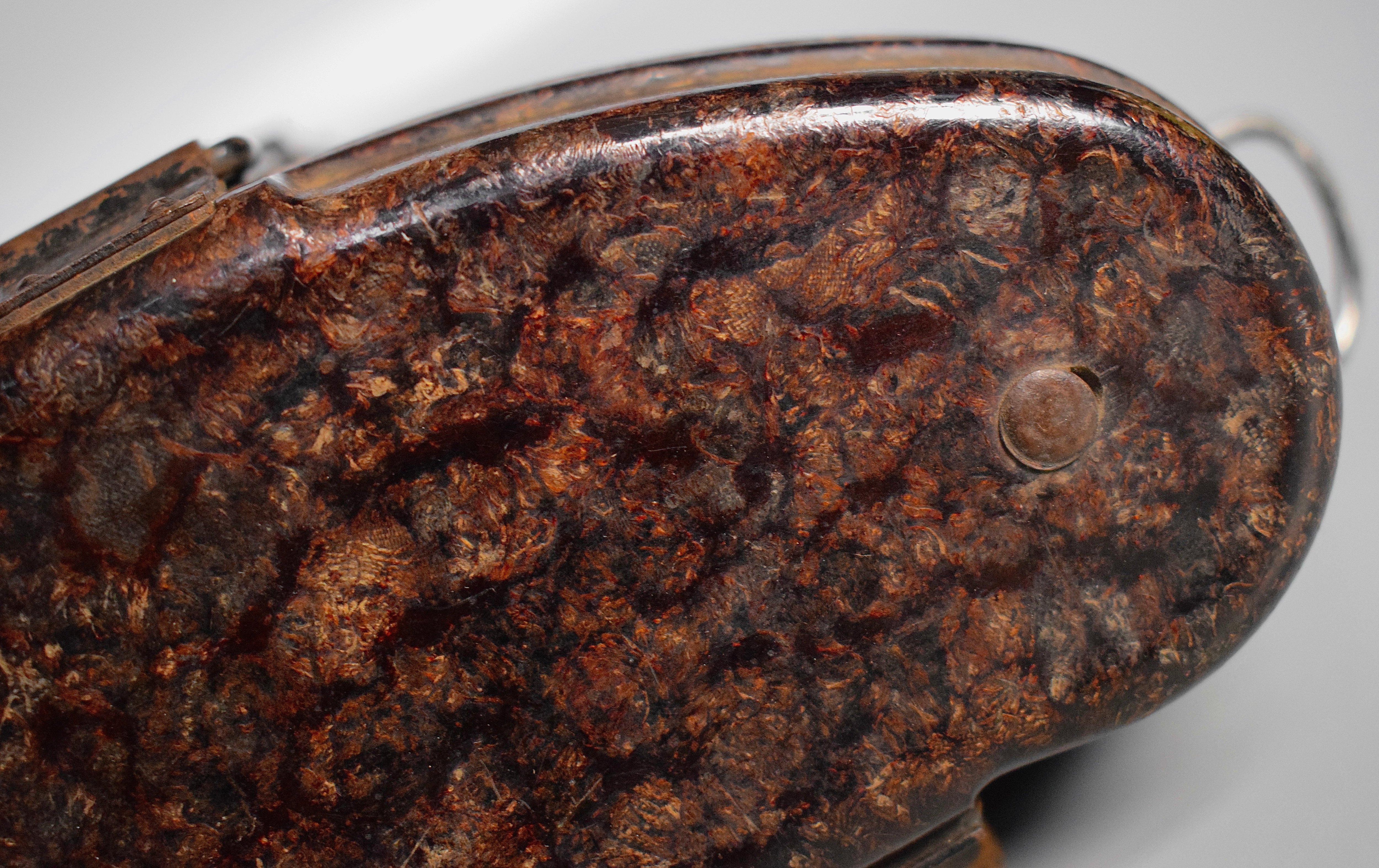 Speckled Brown Bakelite 6x30 Dienstglas case — image 2