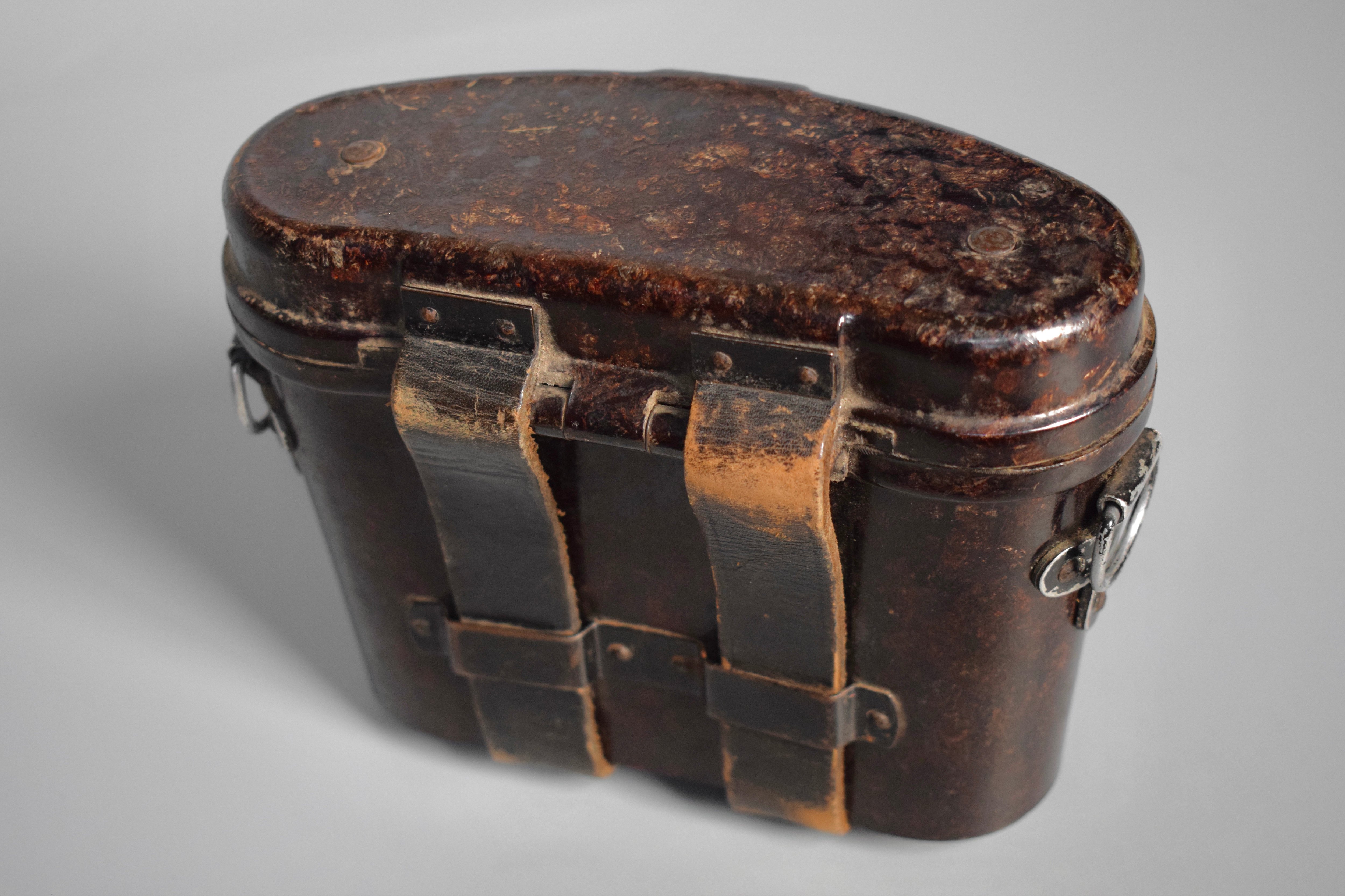 Speckled Brown Bakelite 6x30 Dienstglas case — image 3