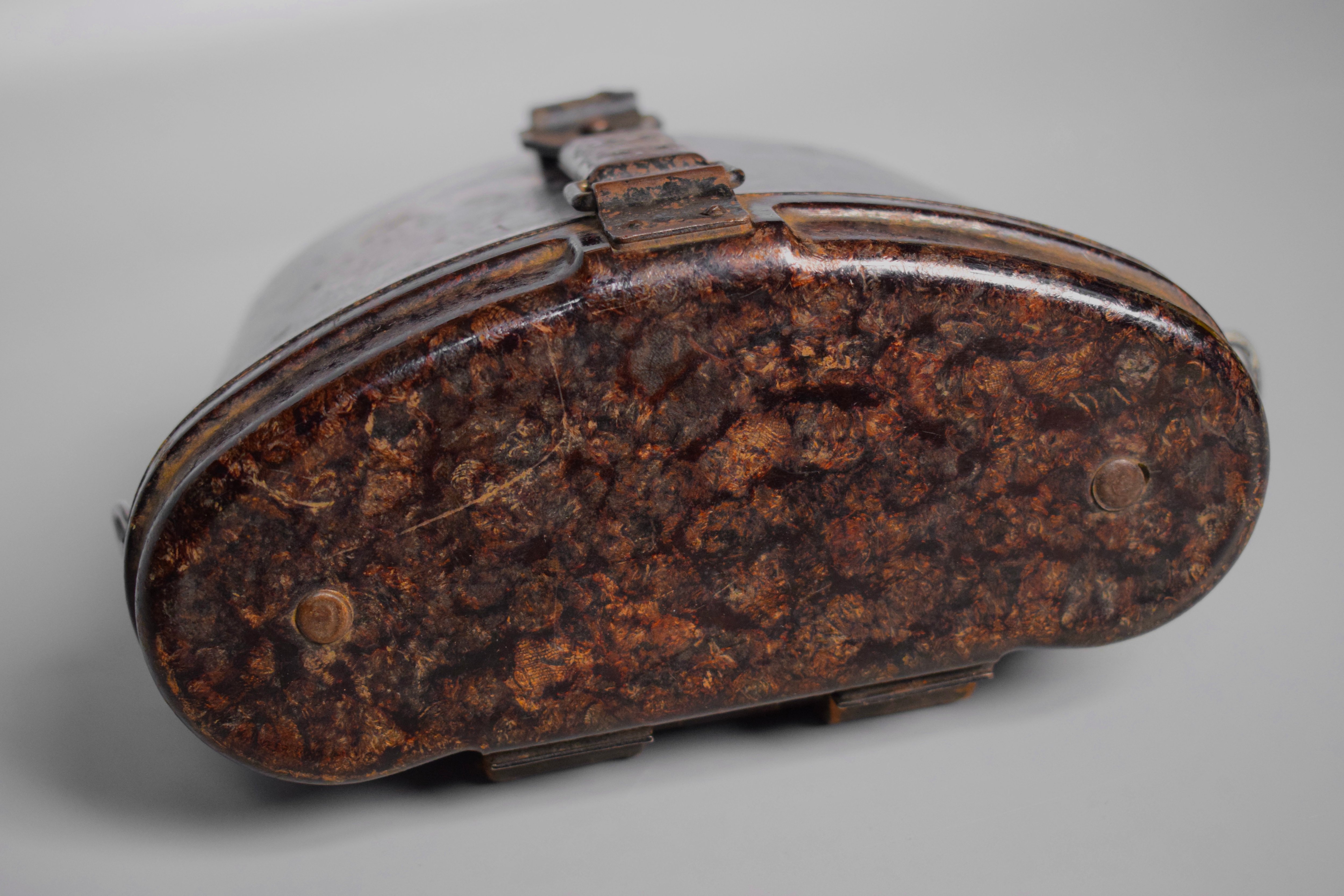 Speckled Brown Bakelite 6x30 Dienstglas case — image 4