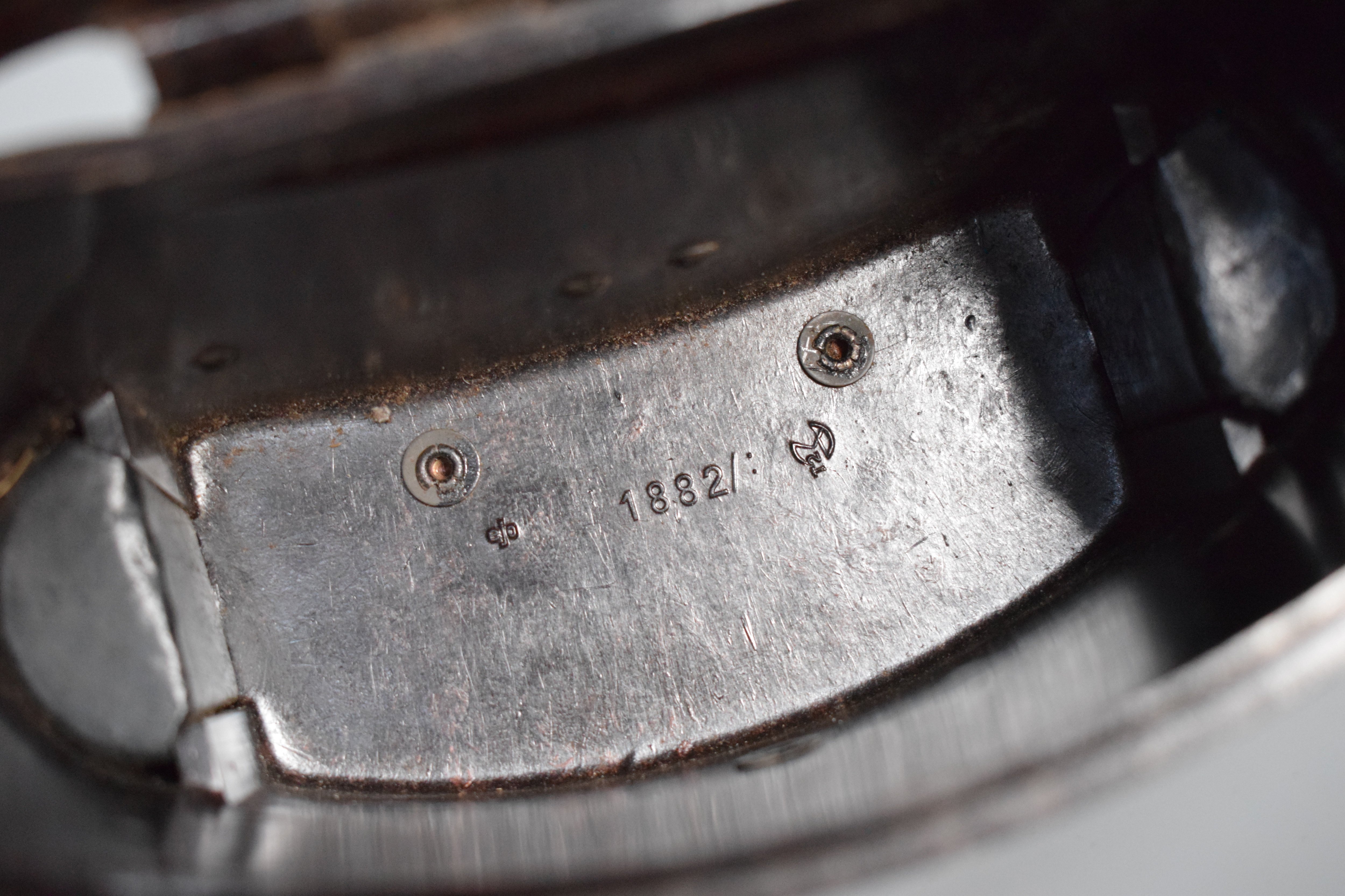 Speckled Brown Bakelite 6x30 Dienstglas case — image 6