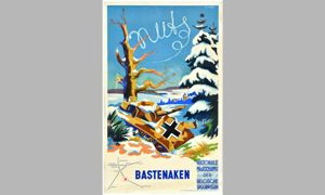 Bastogne - Ardennes Vintage Travel Poster