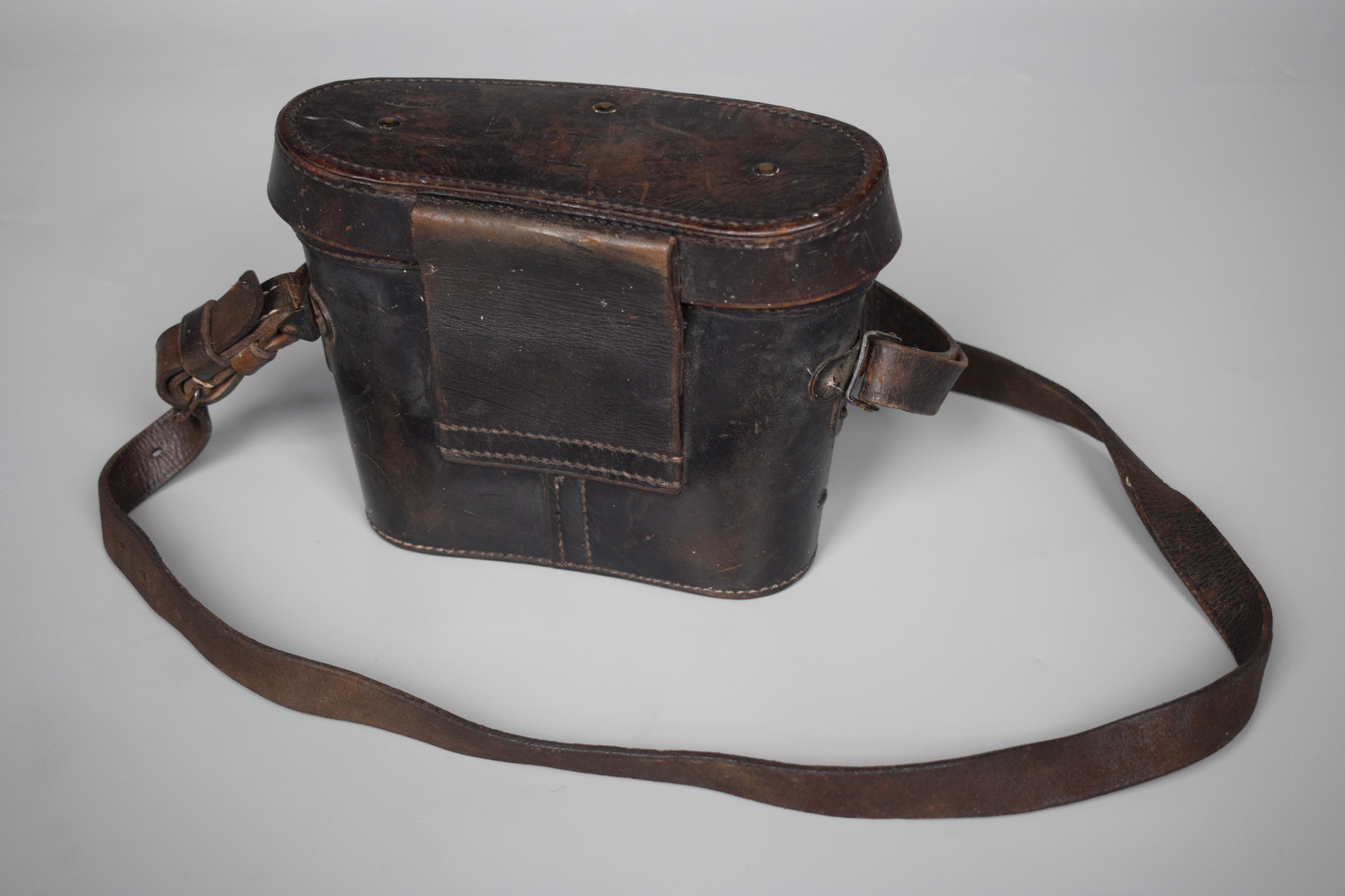 Pre-war 6x30 Dienstglas case 'Carl Zeiss Jena WaA' + strap — image 8