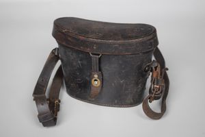 Pre-war 6x30 Dienstglas case 'Carl Zeiss Jena WaA' + strap