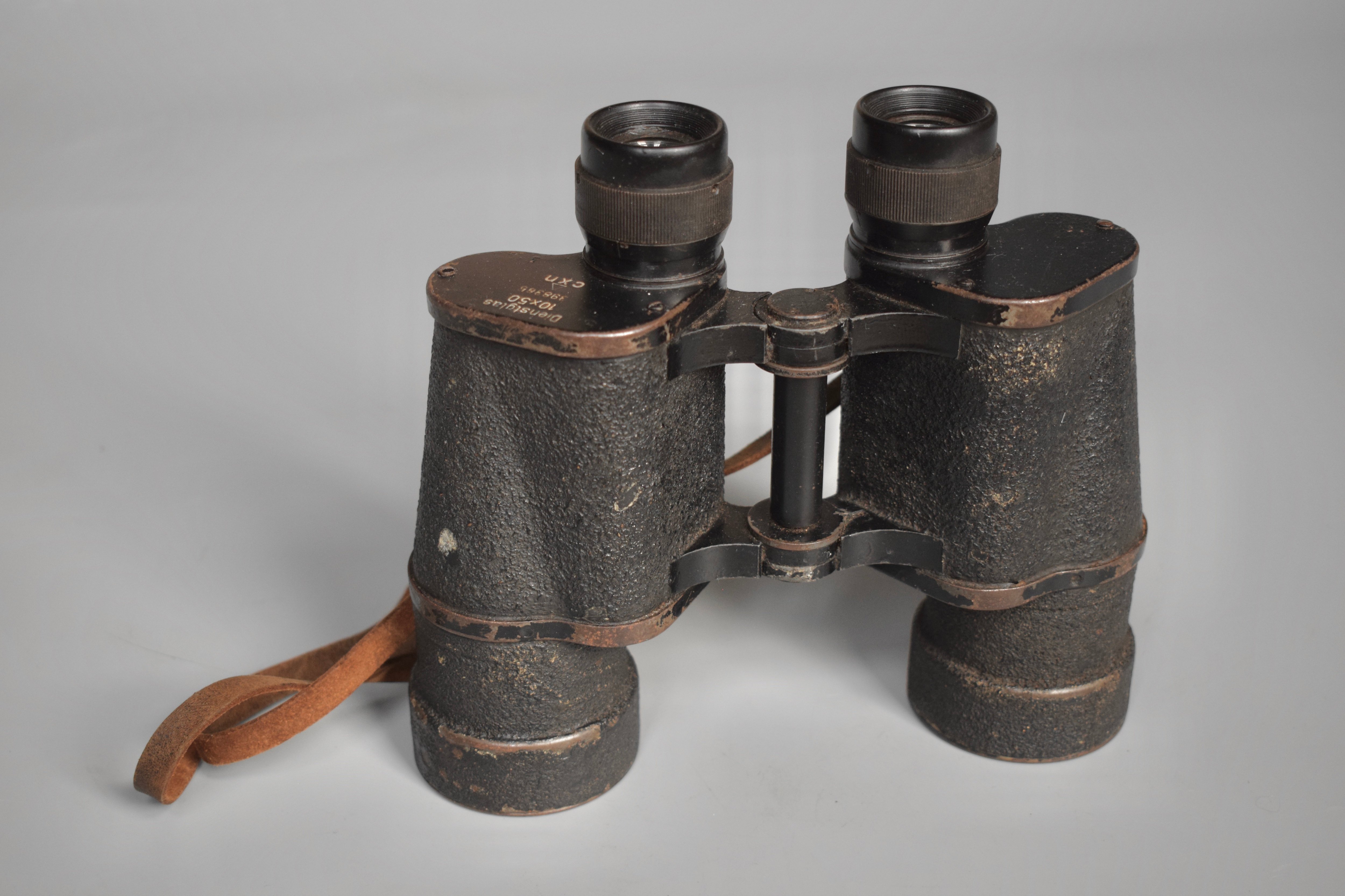 Late-war steel 10x50 Dienstglas 'cxn'