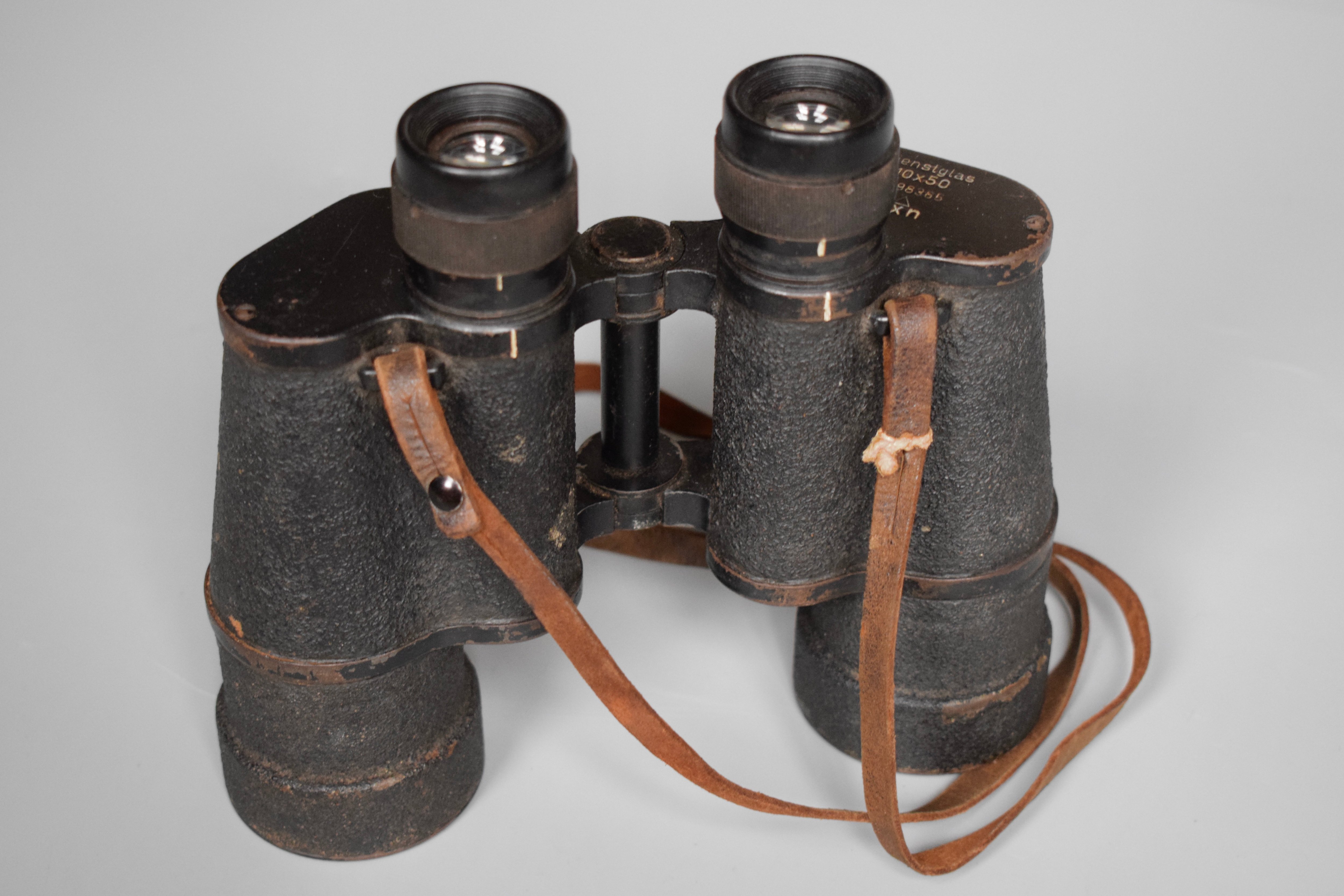 Late-war steel 10x50 Dienstglas 'cxn' — image 4