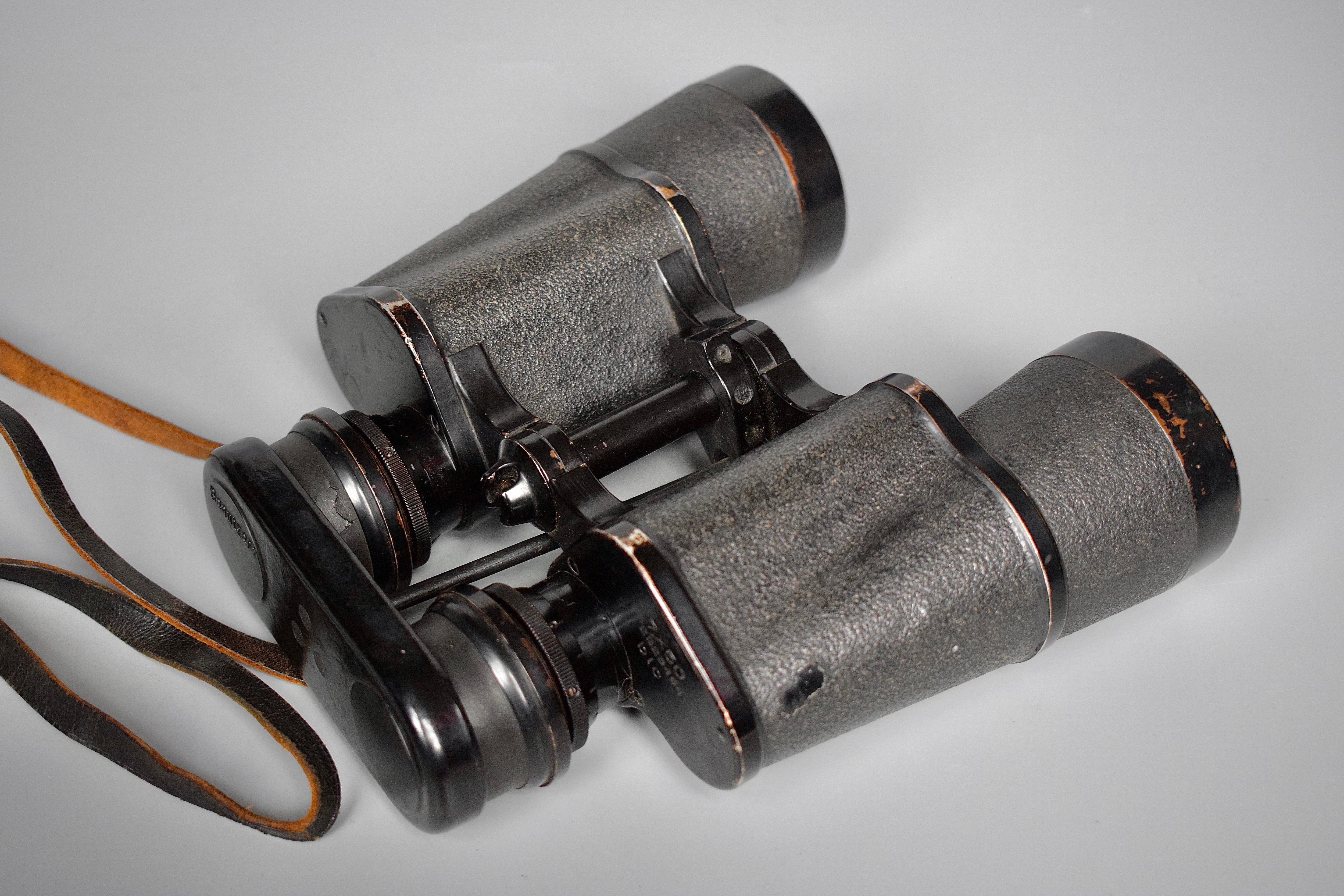 Zeiss 7x50 Kriegsmarine binoculars 'blc' + case — image 4