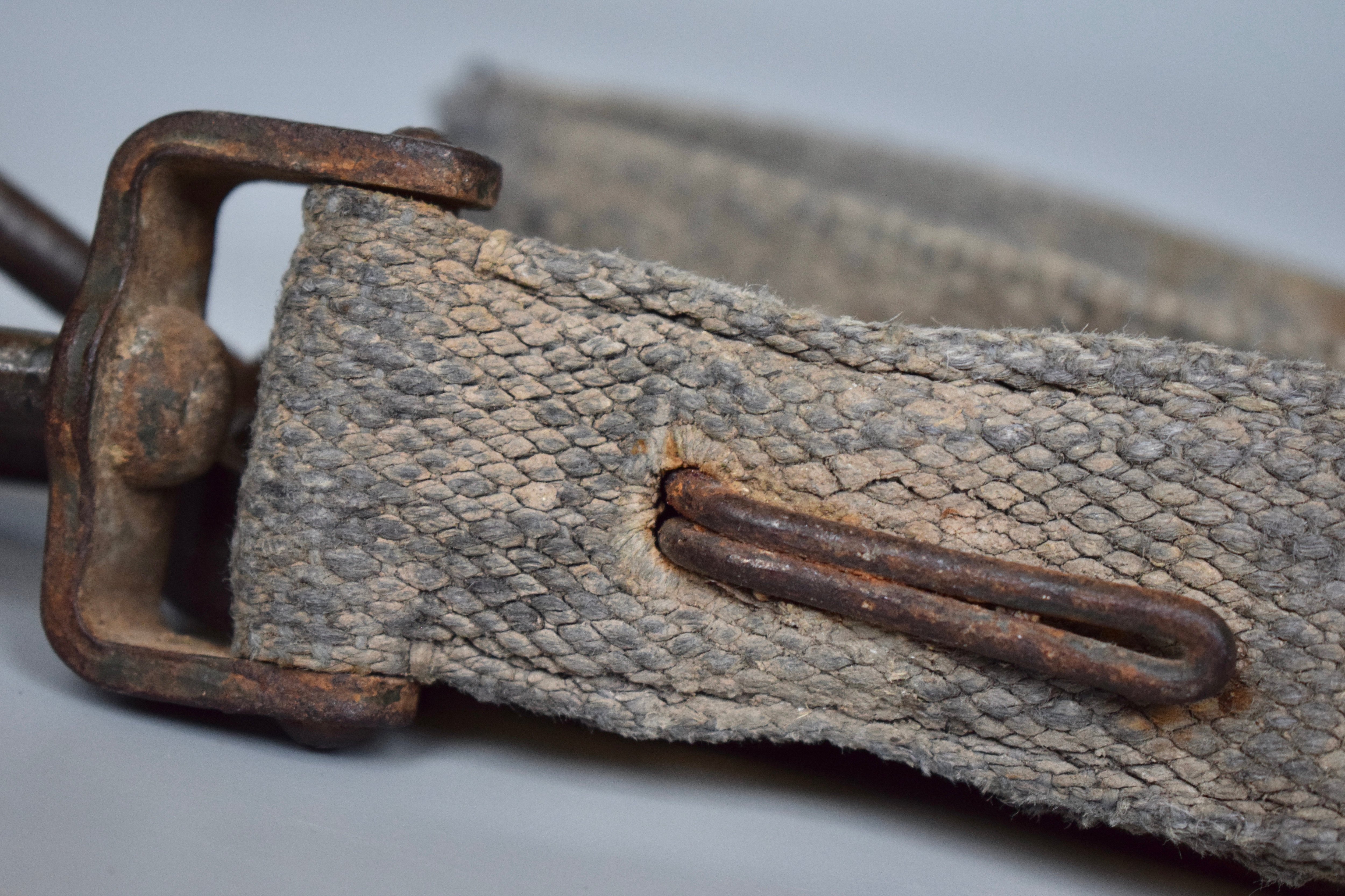 MG34/42 Tragegurt 34 blue webbing ammo box carry strap — image 2