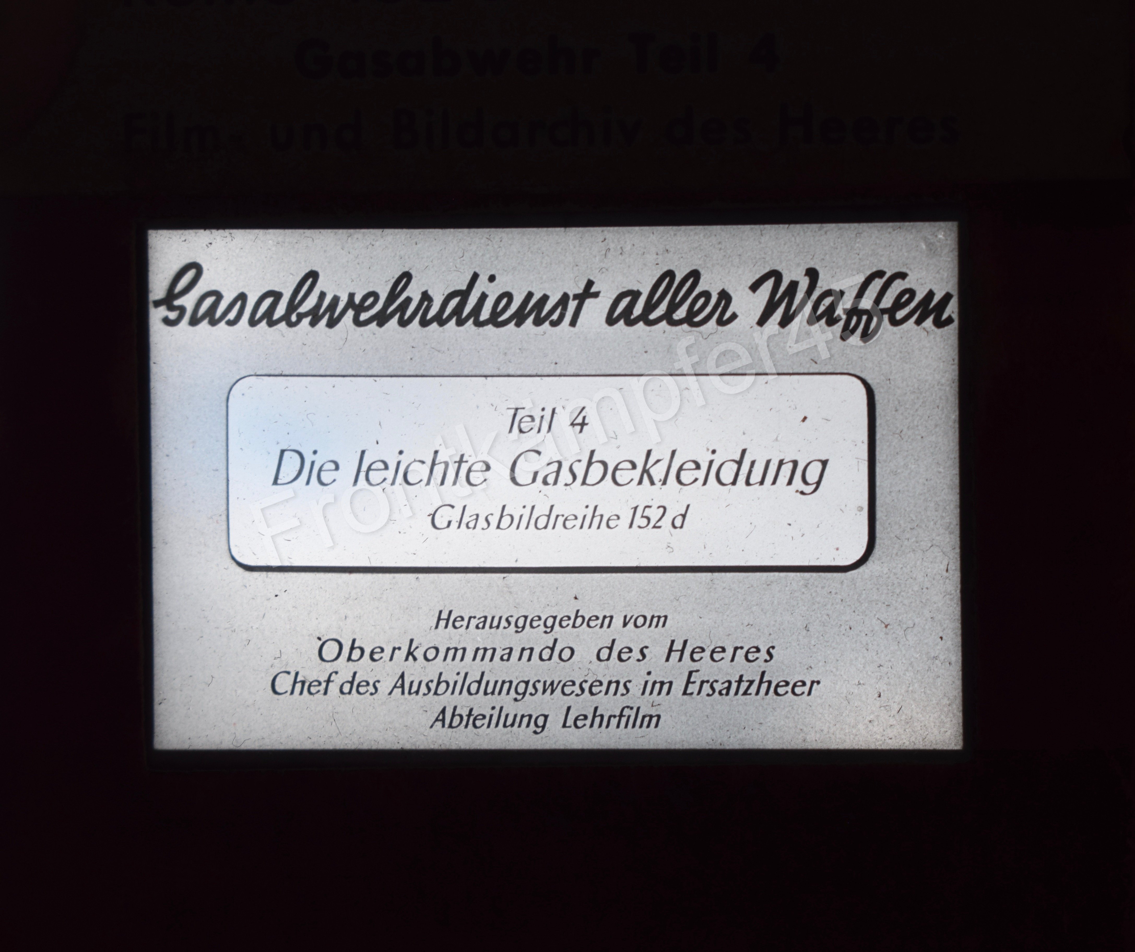 Anti-gas clothing training slides set — image 3