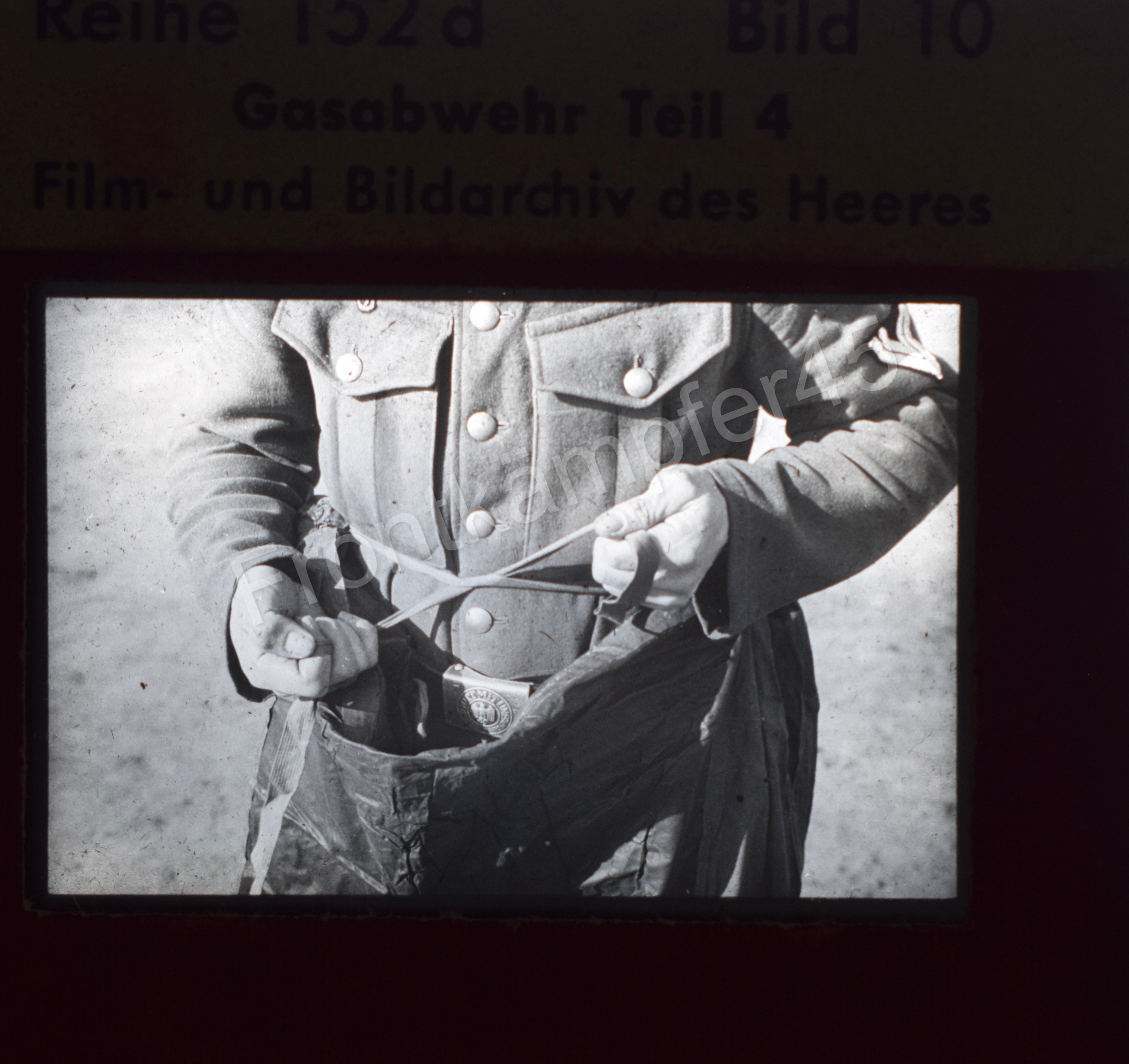 Anti-gas clothing training slides set — image 9