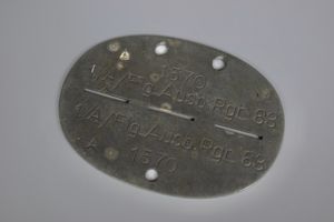 Luftwaffe dog tag '1/A/Ausb.Rgt 63'