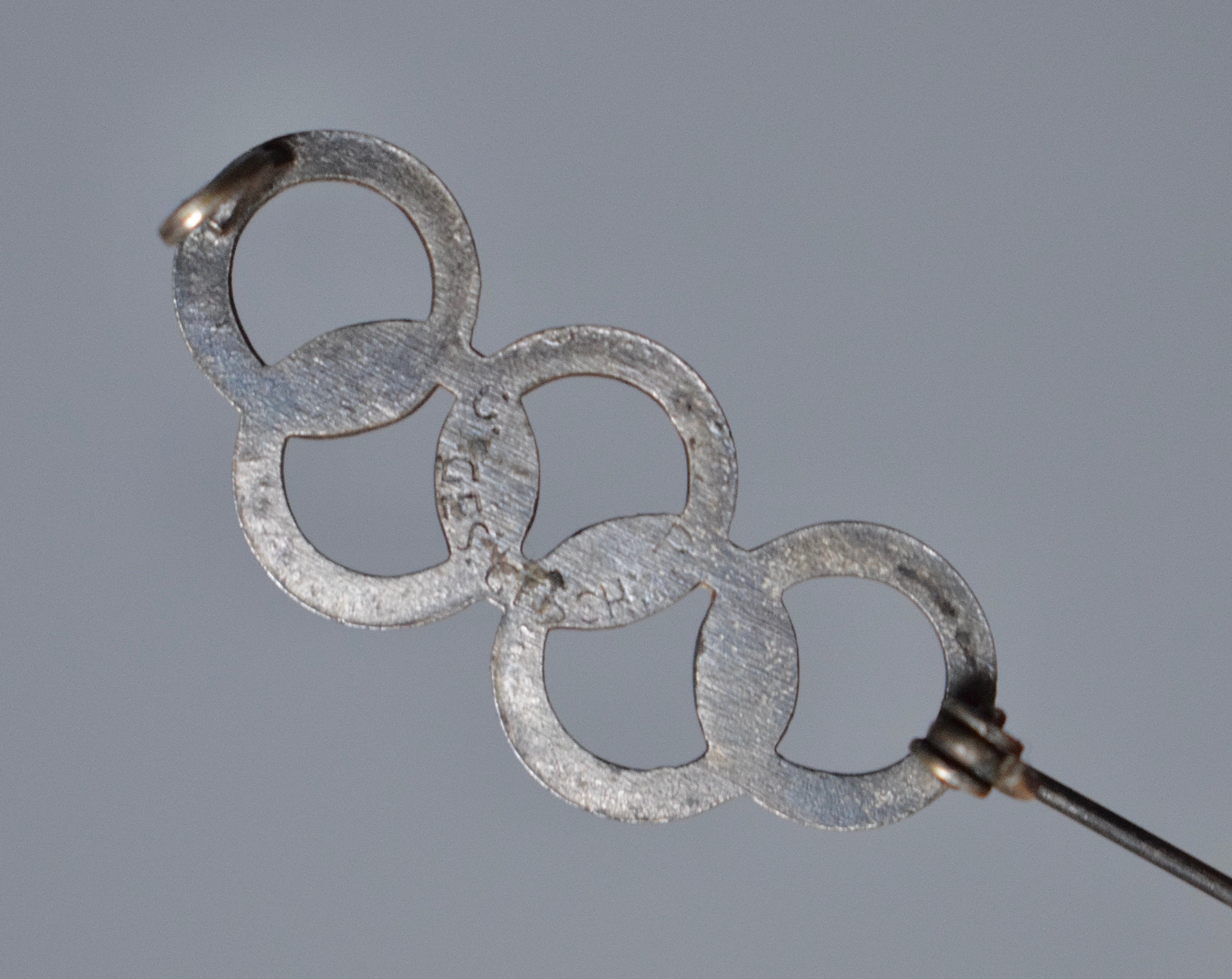 Kriegsmarine U-boat 1936 Olympic Rings cap badge — image 3